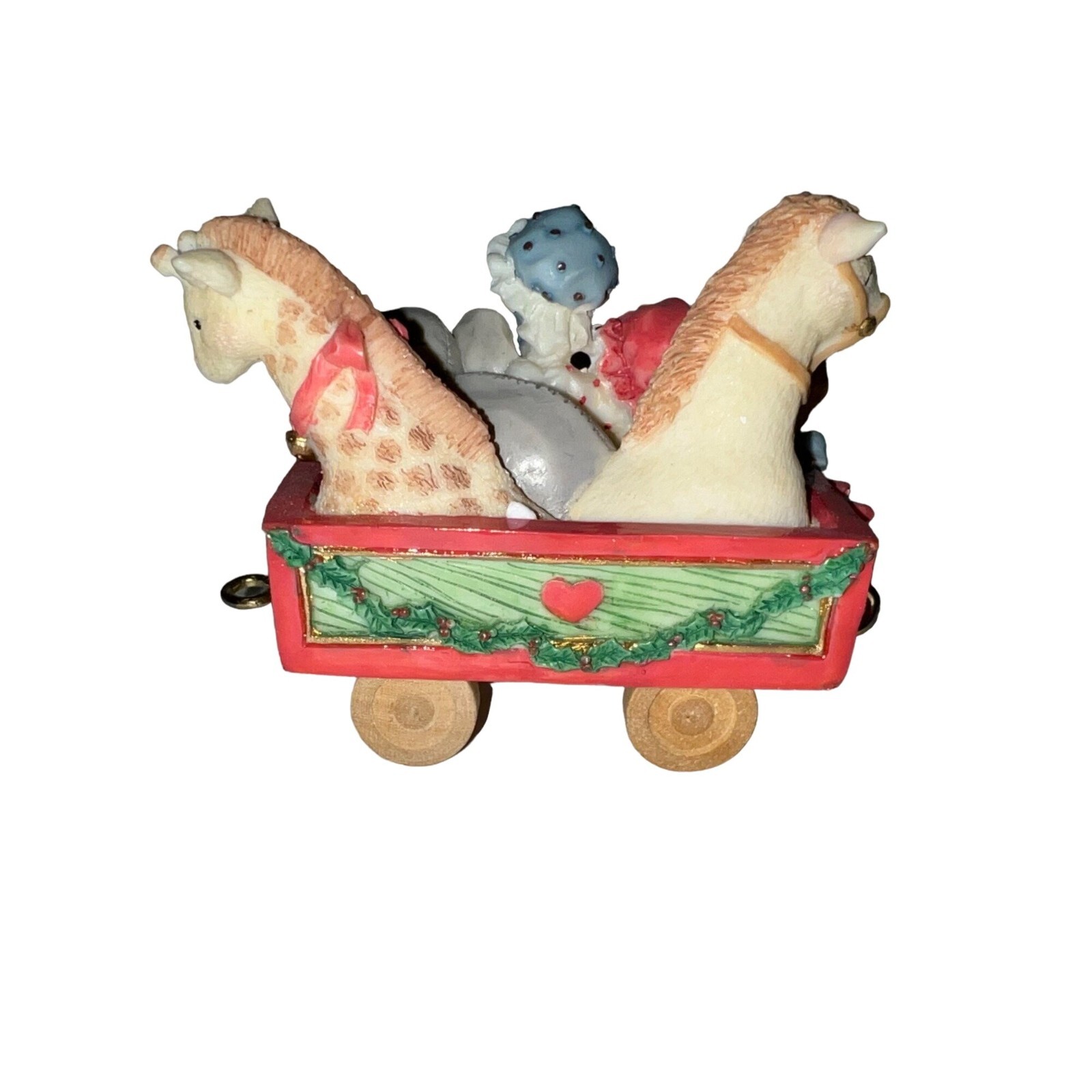 Enesco Cherished Teddies Toy Car Rolling Along with Friends and Smiles #219096