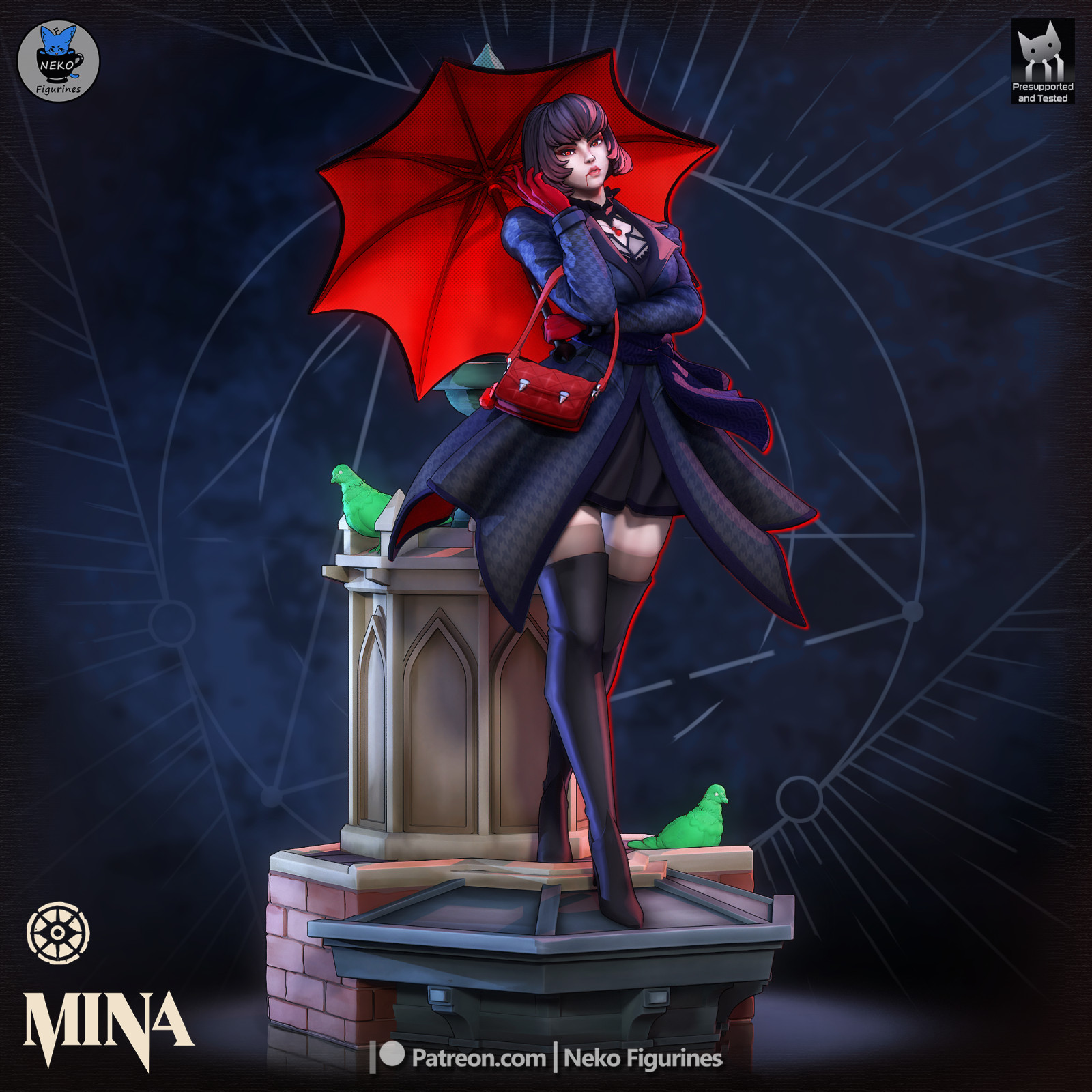Mina | 1/7 Scale Resin Kit | Deadlock (Unpainted)