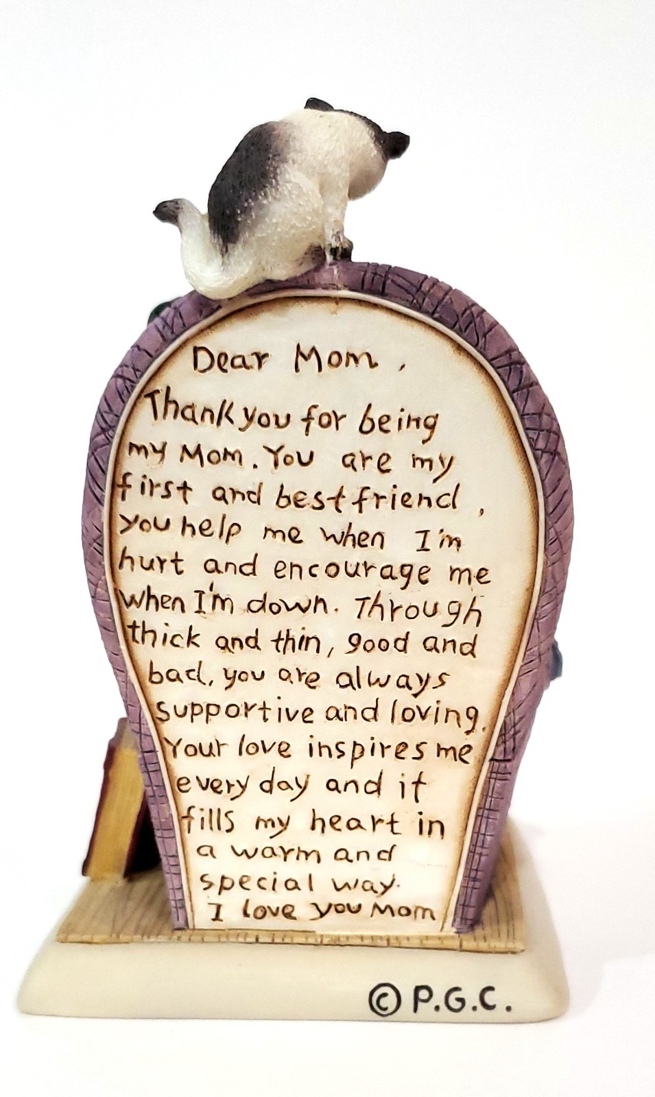 A MOTHER’S LOVE Zingle Berry Figurine memories of dear mom & me Mothers Day 1012