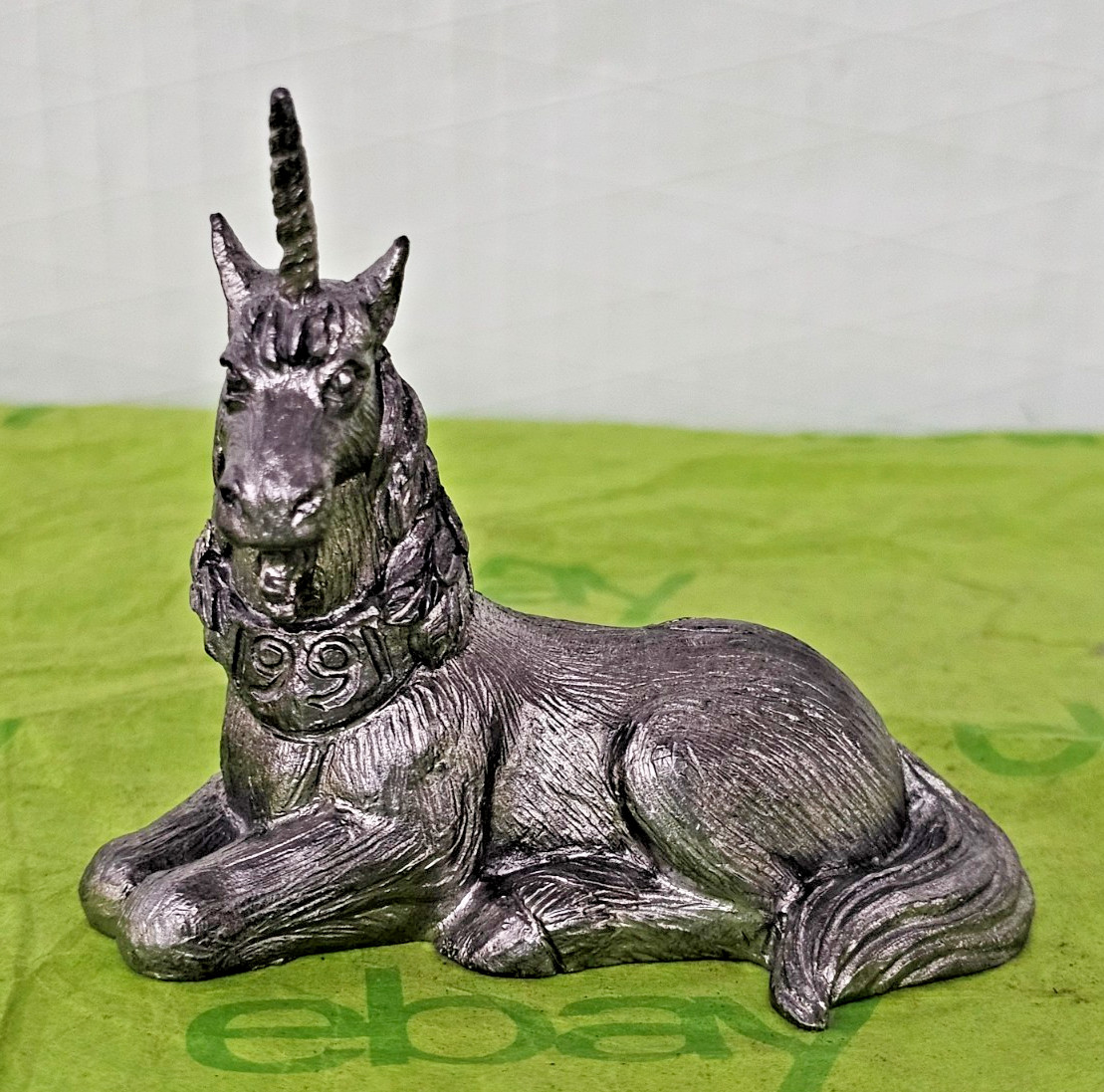Michael Ricker Pewter ‘Show Unicorn Elizabeth’ 1991 SIGNED Figurine 1211/S.E.