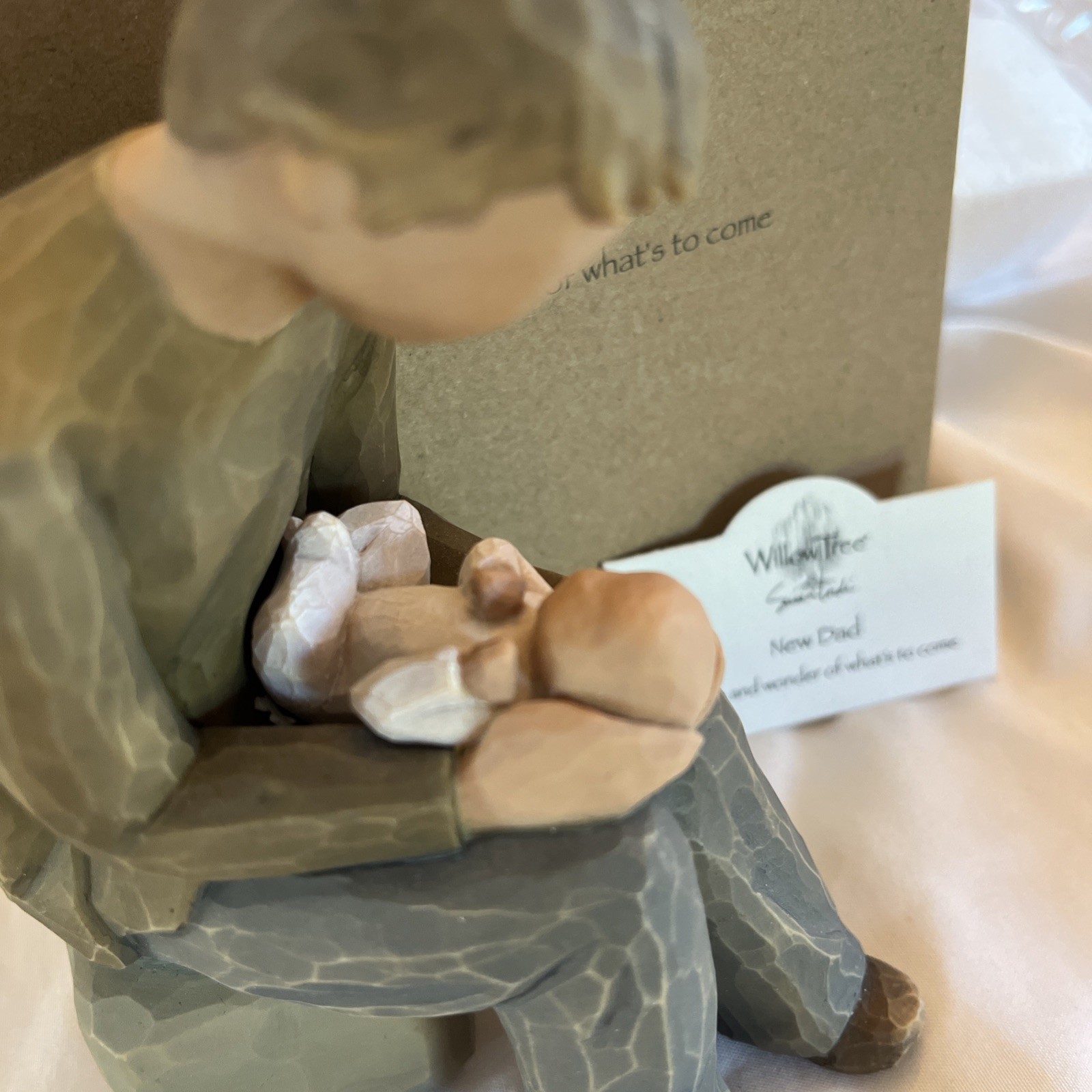 Vintage Retro 2004 Willow Tree New Dad Figurine 26129 New In Box