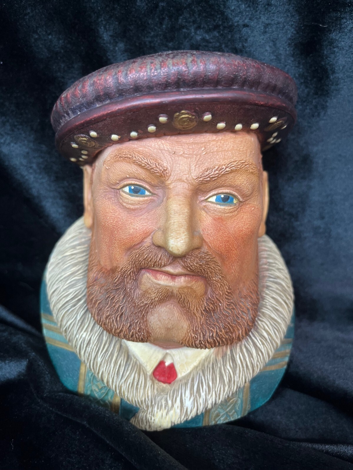 Rare Legends of England “King Henry Vlll” ChalkWare Wall Mask Great Condition!