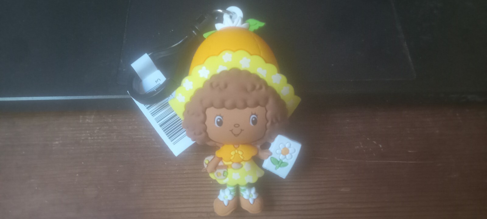 The World of Strawberry Shortcake Series 1 Figural Bag Clip Orange Blossom