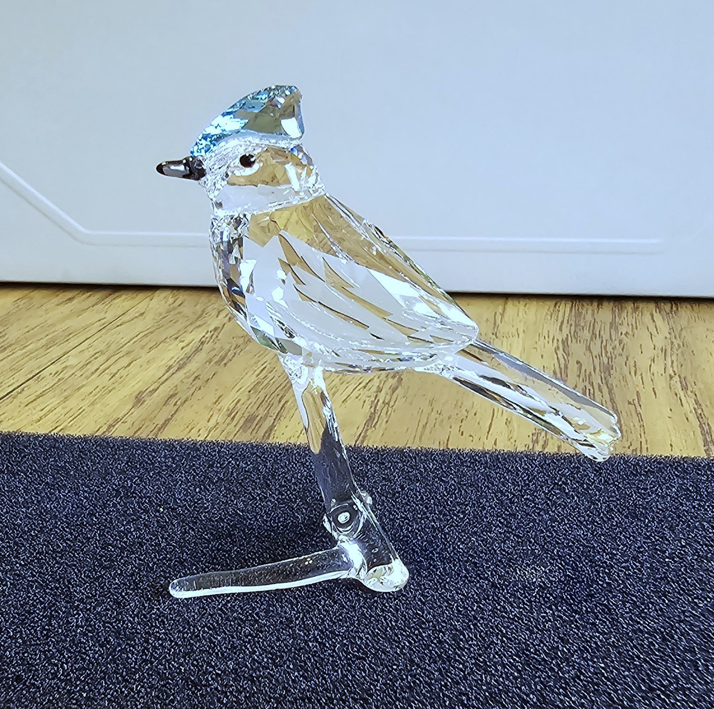 🐦 Swarovski Crystal 2019 Feathered Beauties, Large, Blue Jay Bird Figurine, NIB