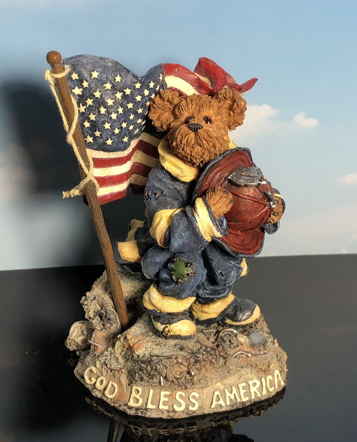 Boyds Bears Patriotic Our American Hero 9/11 Limited Edition Figurine 227791 NEW