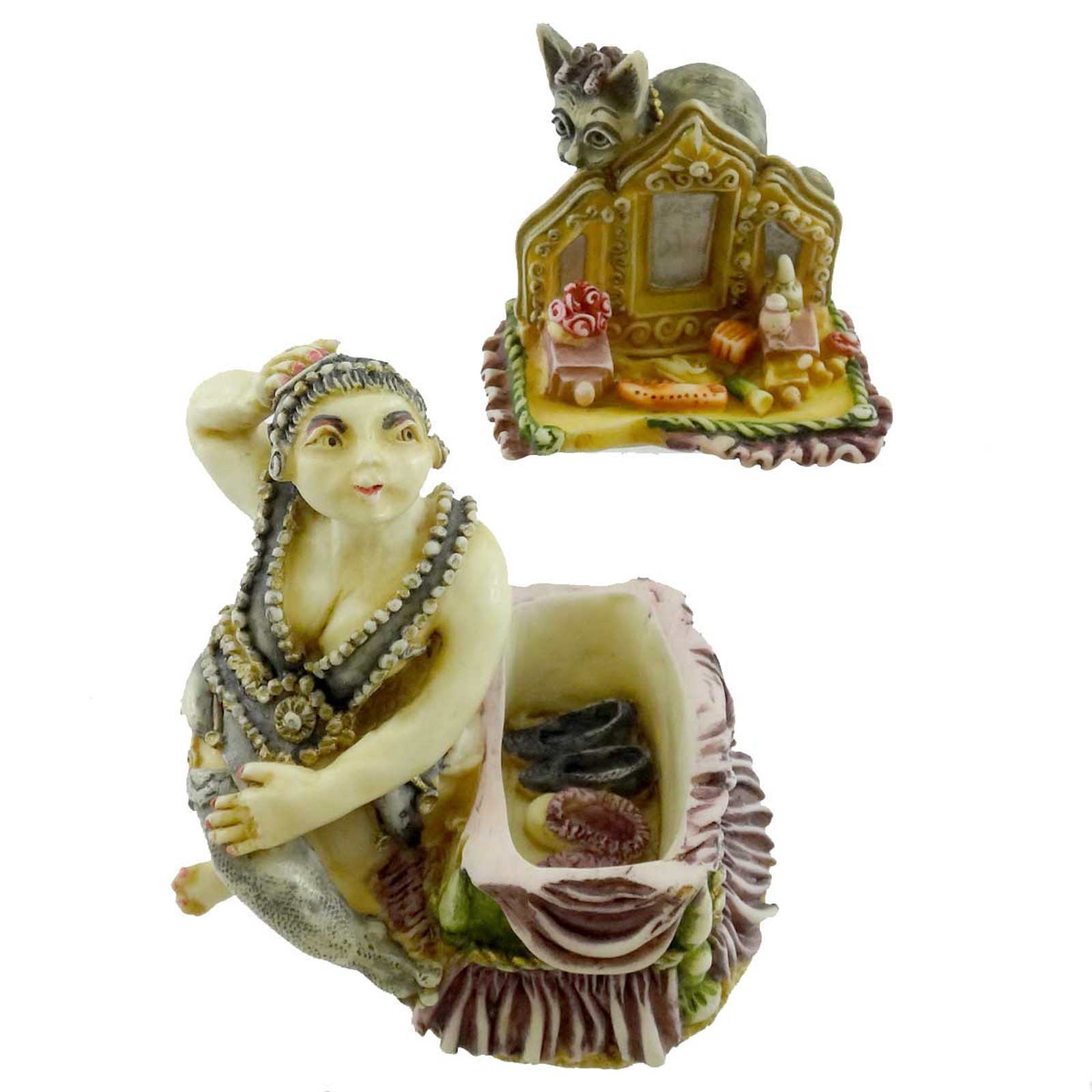 3.75In Josephine & Cat, Crushed Marble, Clair De Lune Exotic Cllecd