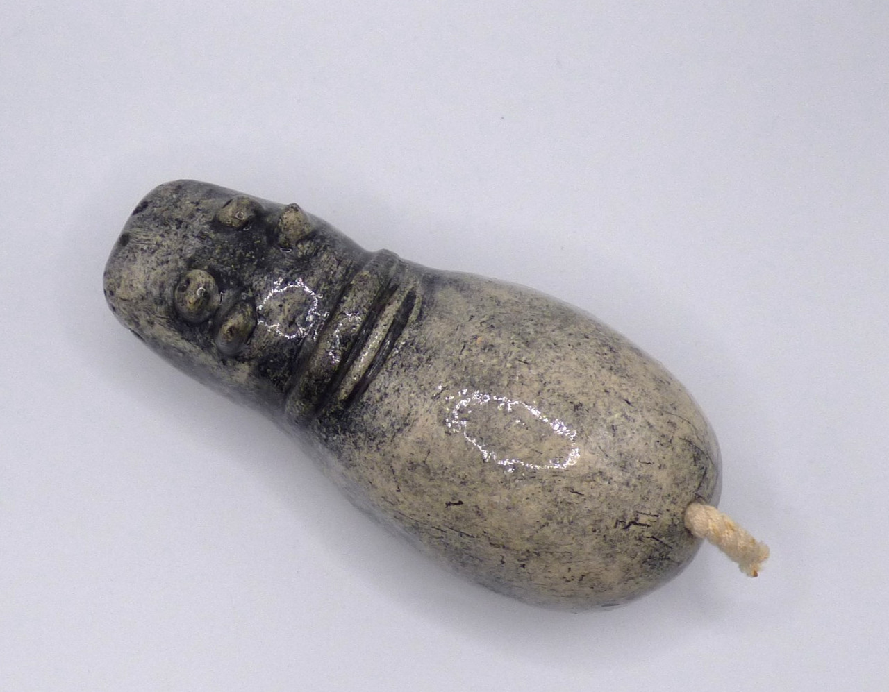 Ceramic House Hippopotamus with rope tail