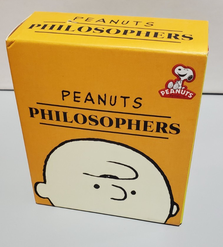 Hallmark Set of Four Peanuts Philosophers Books Snoopy Lucy Charlie Brown Linus