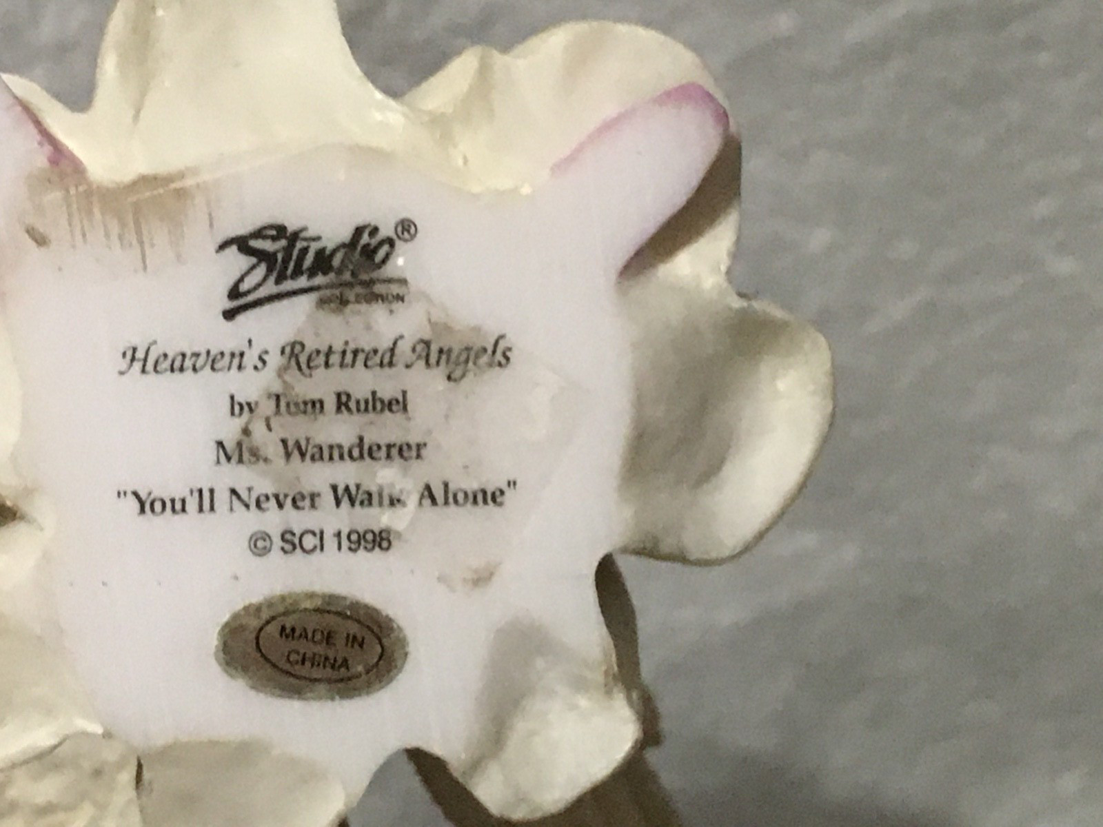 “Heaven’s Retired Angels” collection by artist Tom Rubel You’ll Never Walk Alone