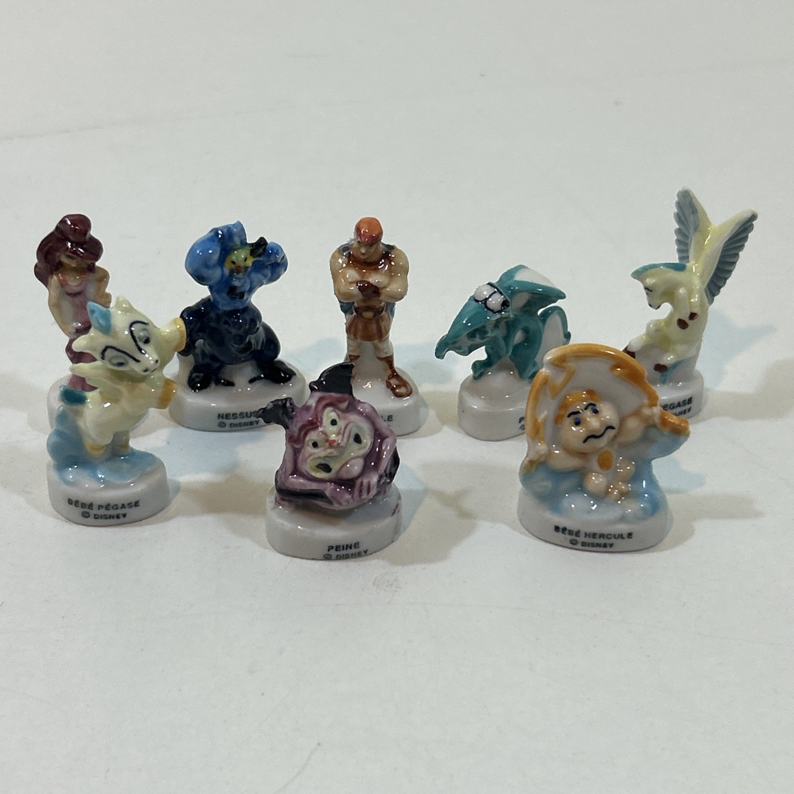 Lot Of 8 FEVES Hercules Figurines