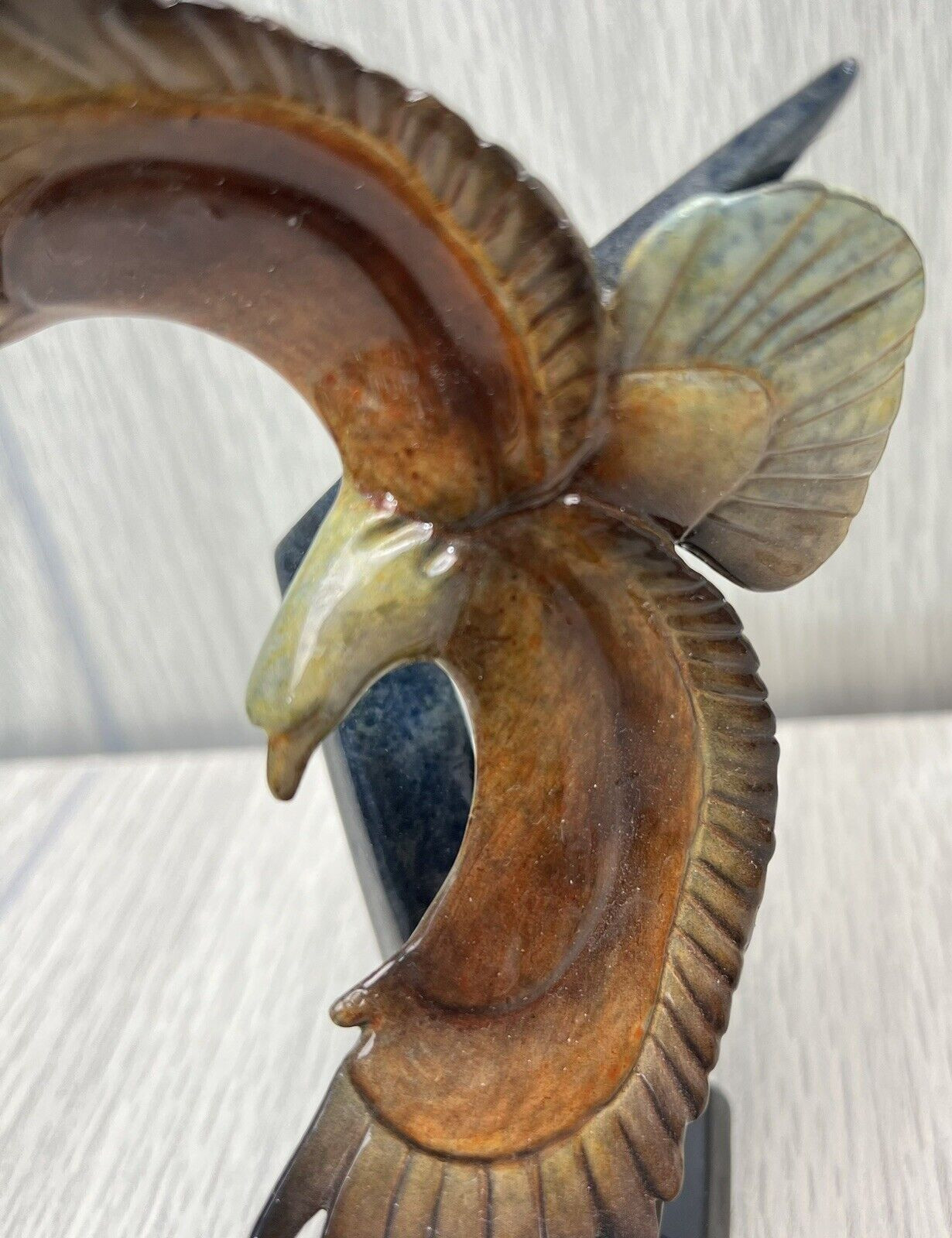 Imago Mill Creek 2007 Supernal Eagle Sculpture Bronze Finish Art Statue Signed
