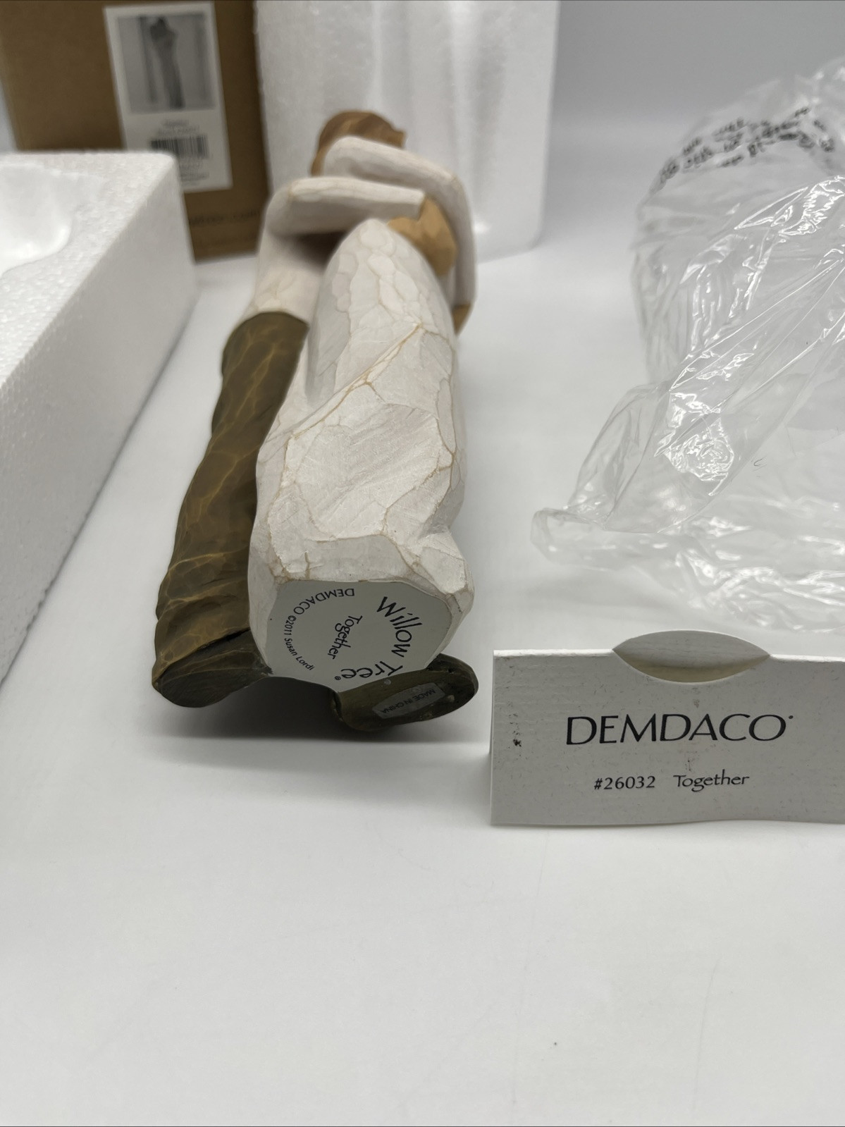 Demdaco Willow Tree TOGETHER Figurine Susan Lordi 2000 🌺 9″H #23062 NEW in Box