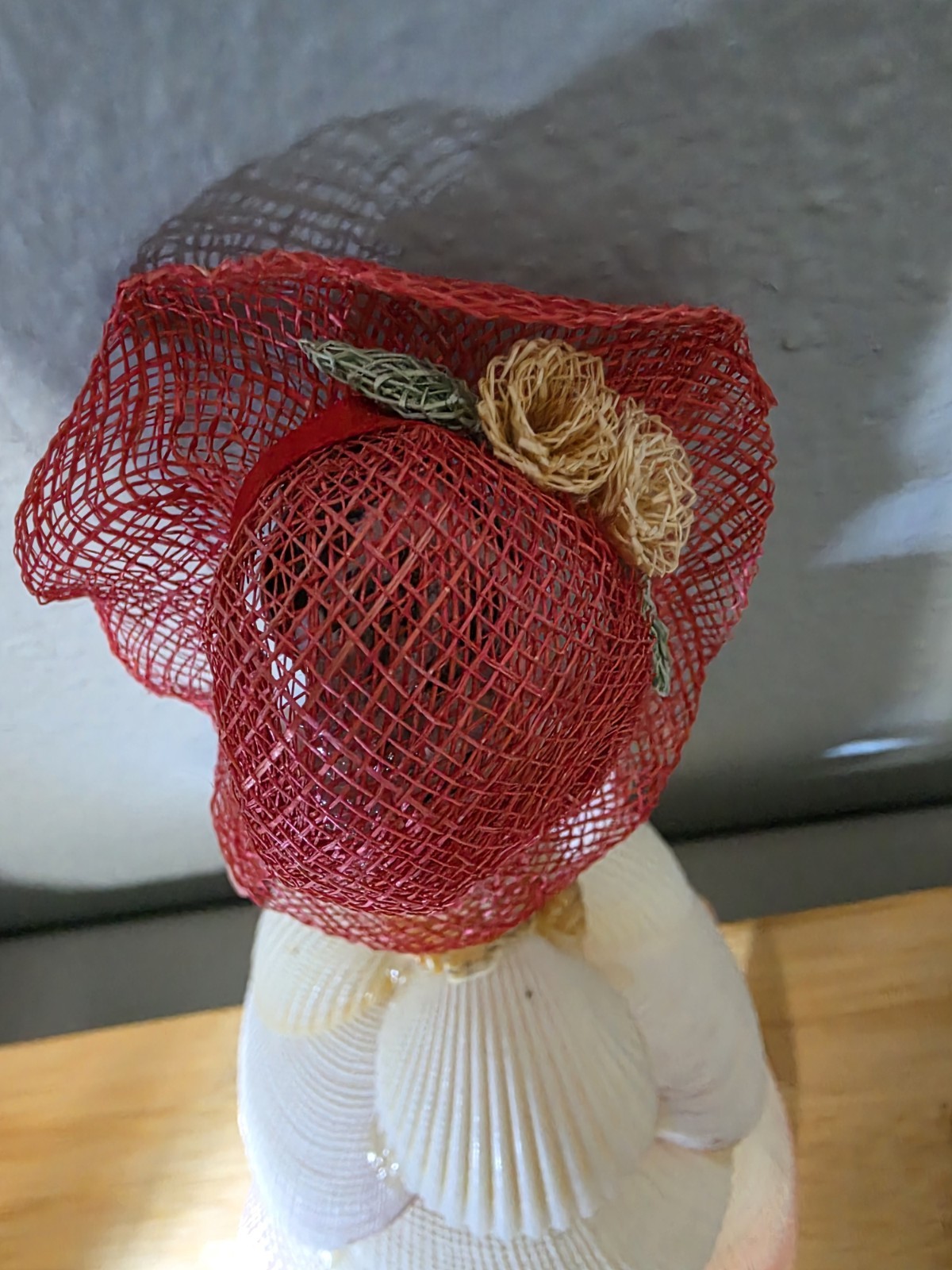 Vintage Sea Shell Southern Belle Doll Handmade Atlantic Coral St. Augustine FL