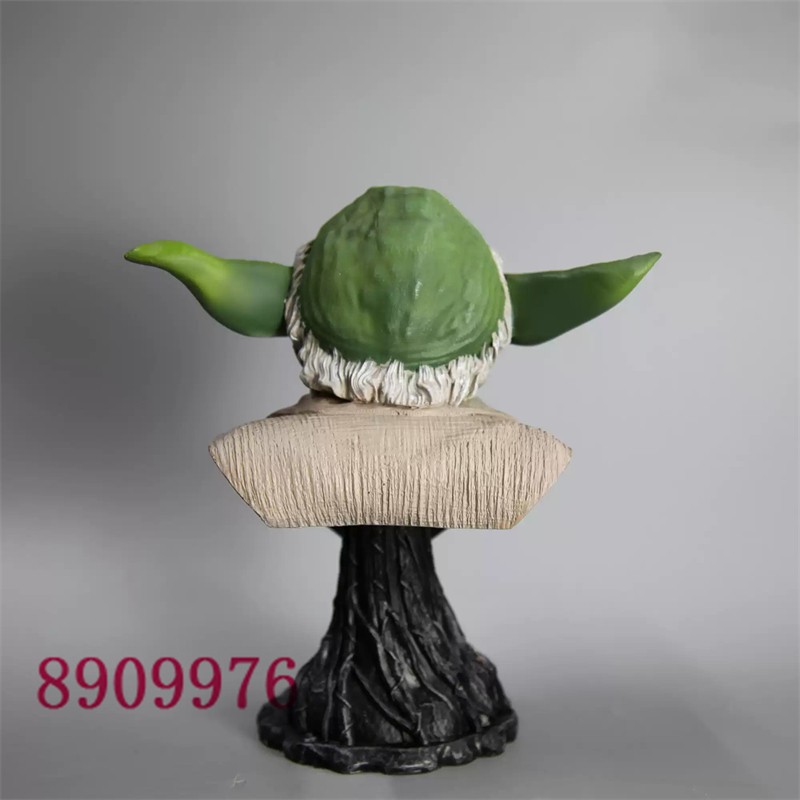 Jedi Yoda Resin Sculpture Painted Bust Statue Model 1/2 Scale 22cm New Stock