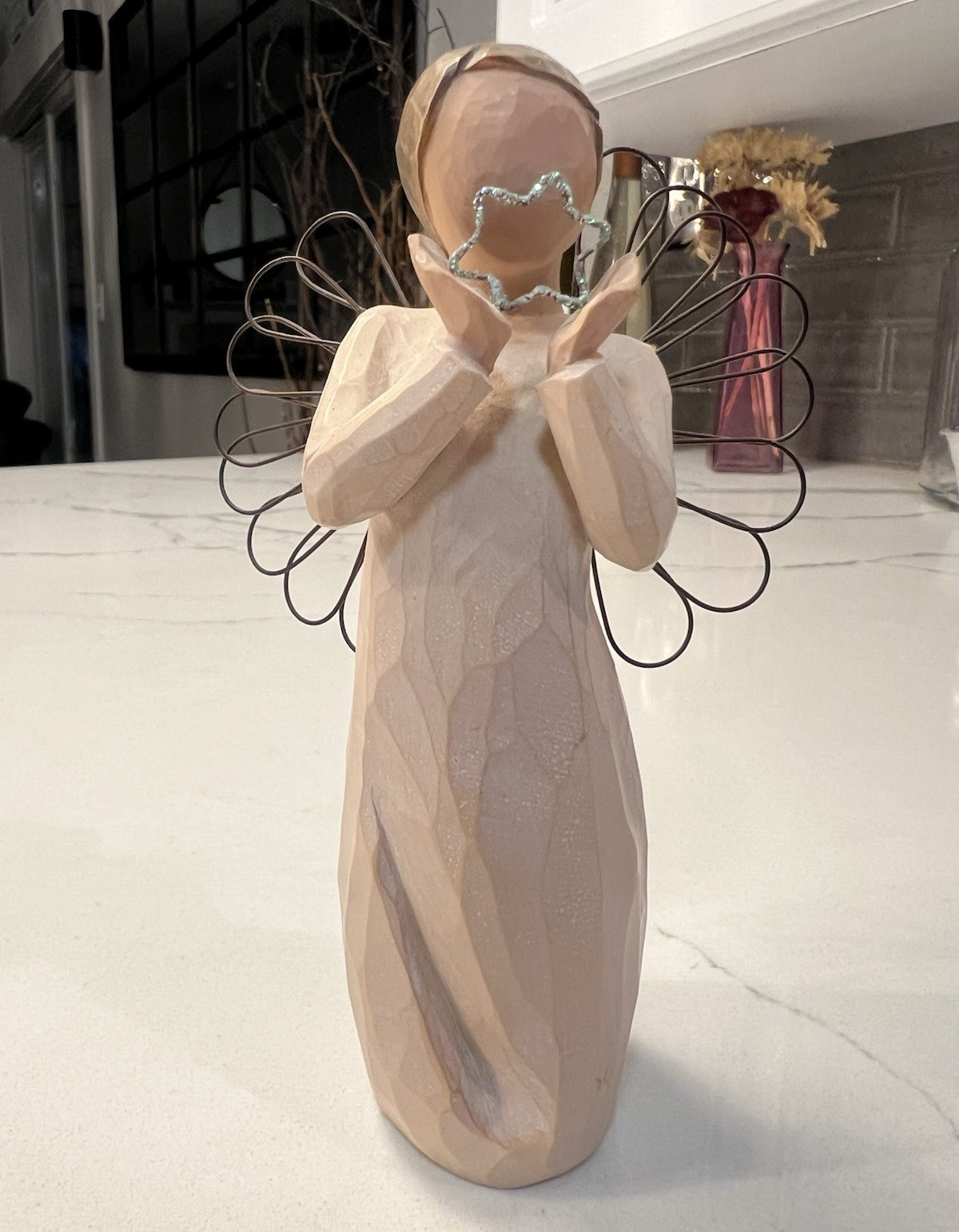 Willow Tree Bright Star Angel Figurine Susan Lordi 2004 Resin Metal.