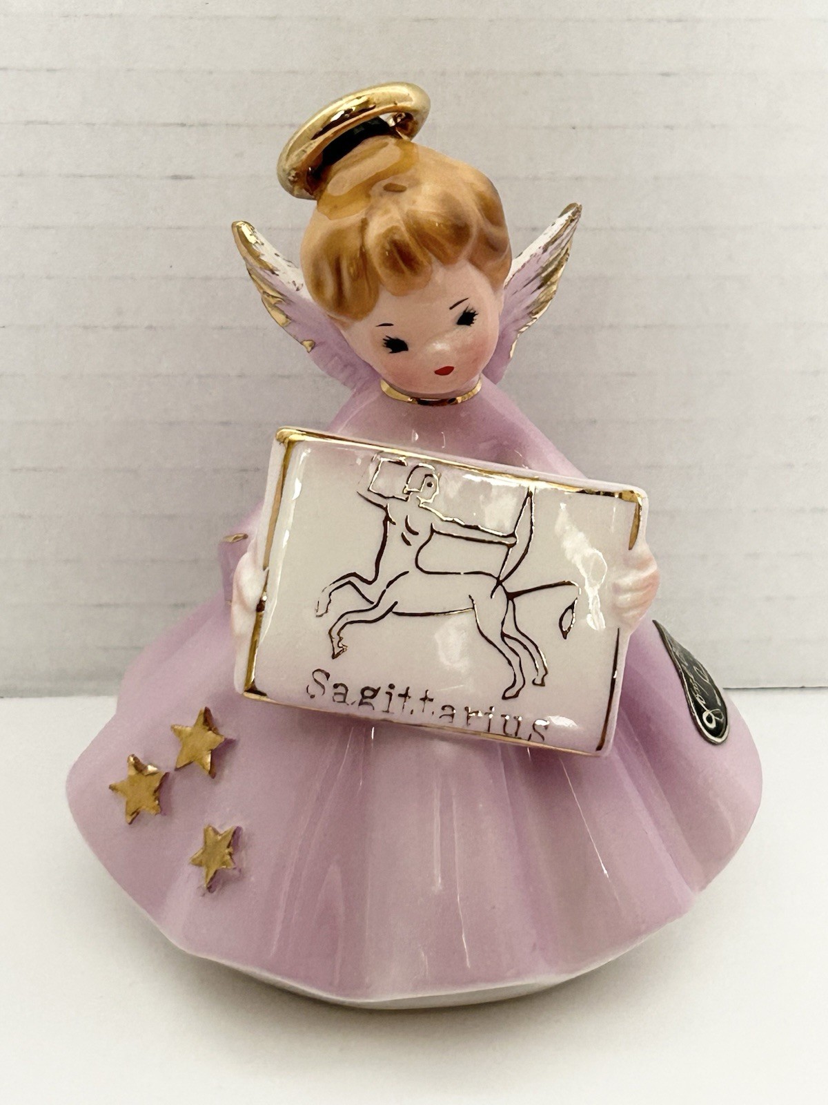 Vintage Josef Originals SAGITTARIUS Horoscope Angels Series Excellent Rare
