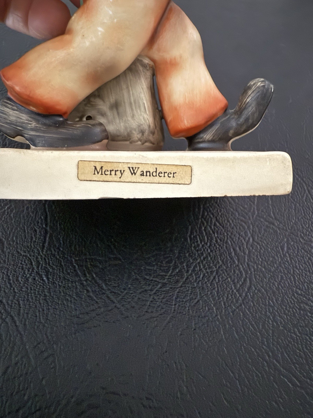 HUMMEL – MERRY WANDERER PORCELAIN FIGURINE ) made in West Germany)