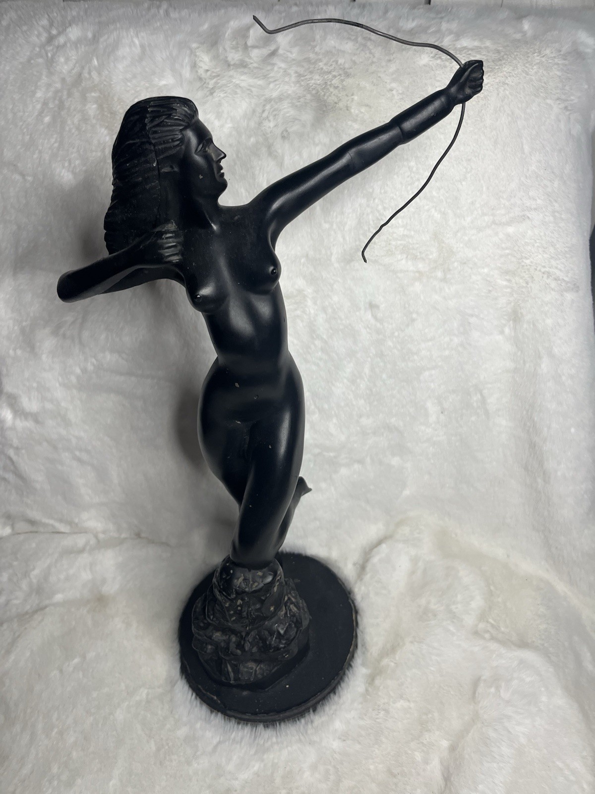 Black Woman Archer Art Figurine Sculpture for Adults Home Decor Statue