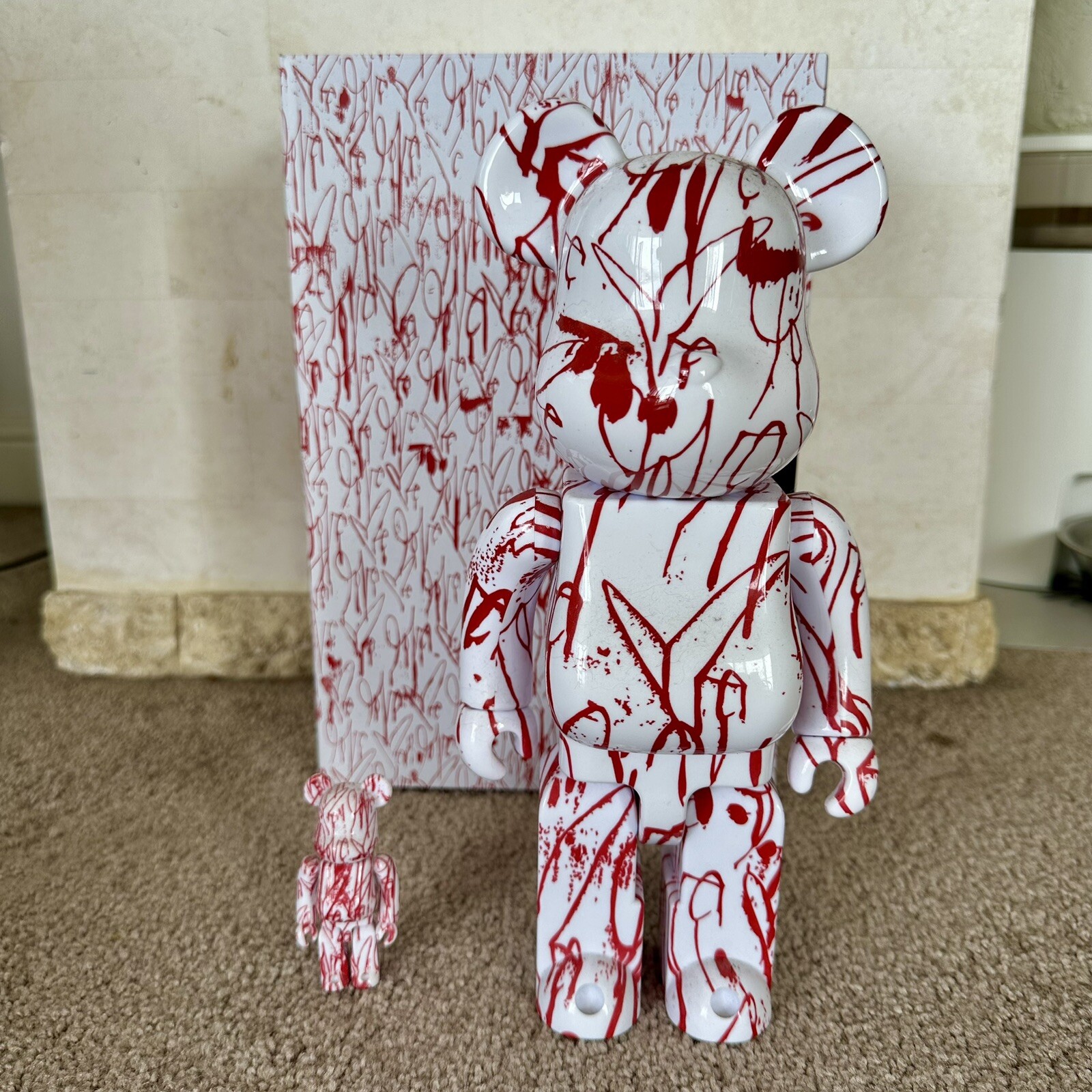 Bearbrick x Curtis Kulig LOVE ME 100% & 400% Medicom Toy 2020