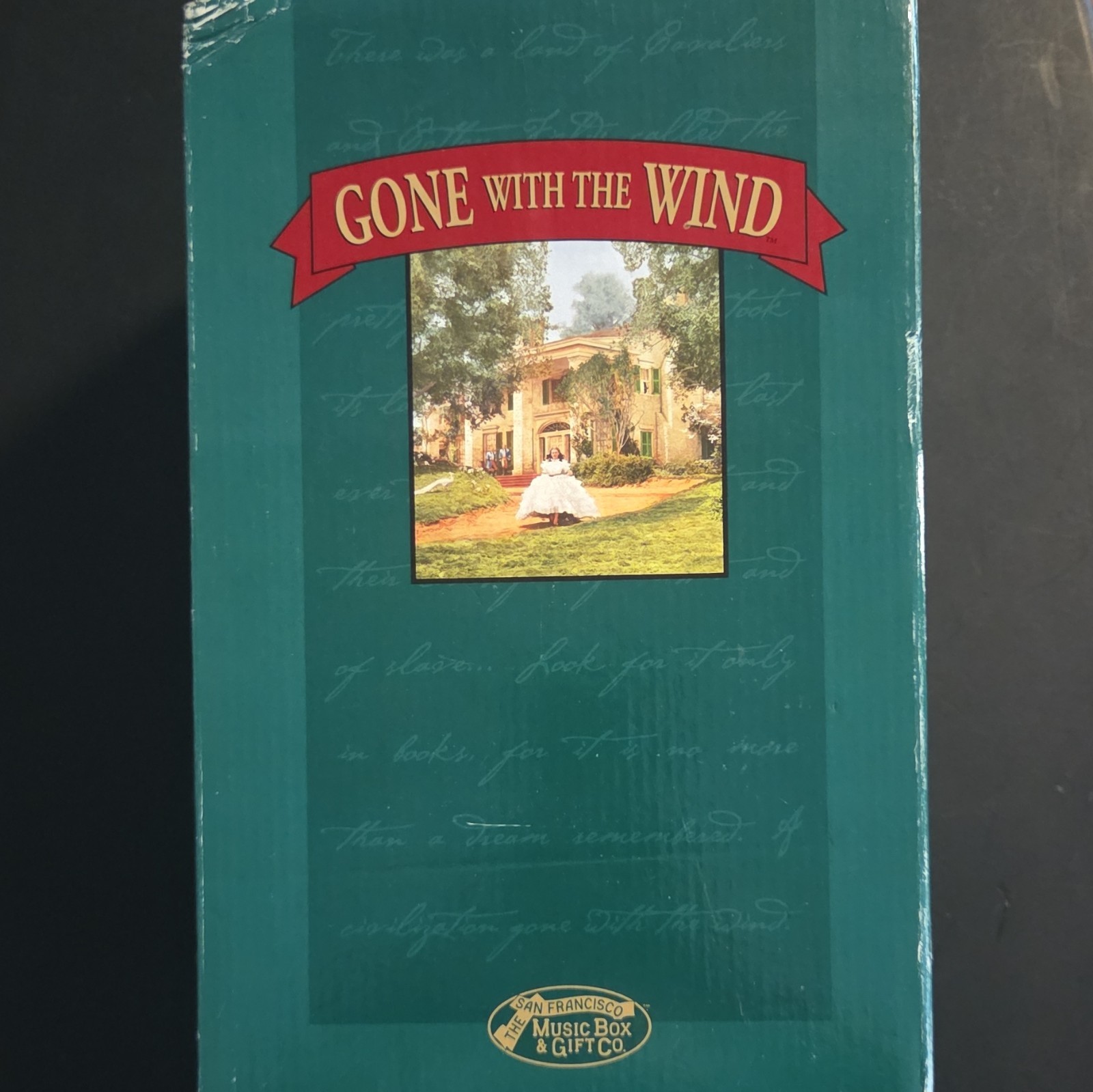 San Francisco Music Box Co Gone with the Wind Scarlett Musical 1999