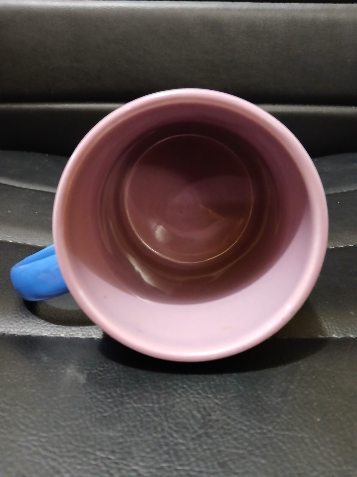 Avon Halloween Coffee Mug 8oz Purple Haunted House Witch Bats Vintage Nice