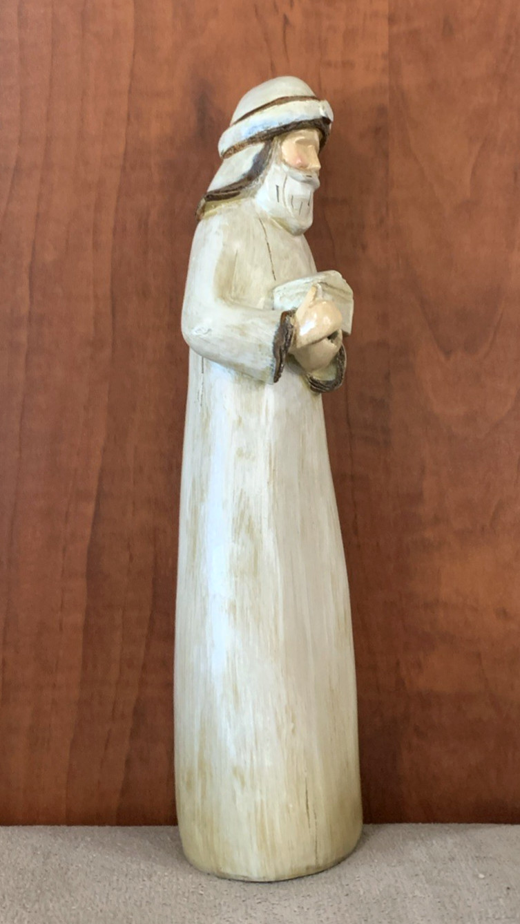 Wise Man Nativity Figurine Hand Painted Resin #2001