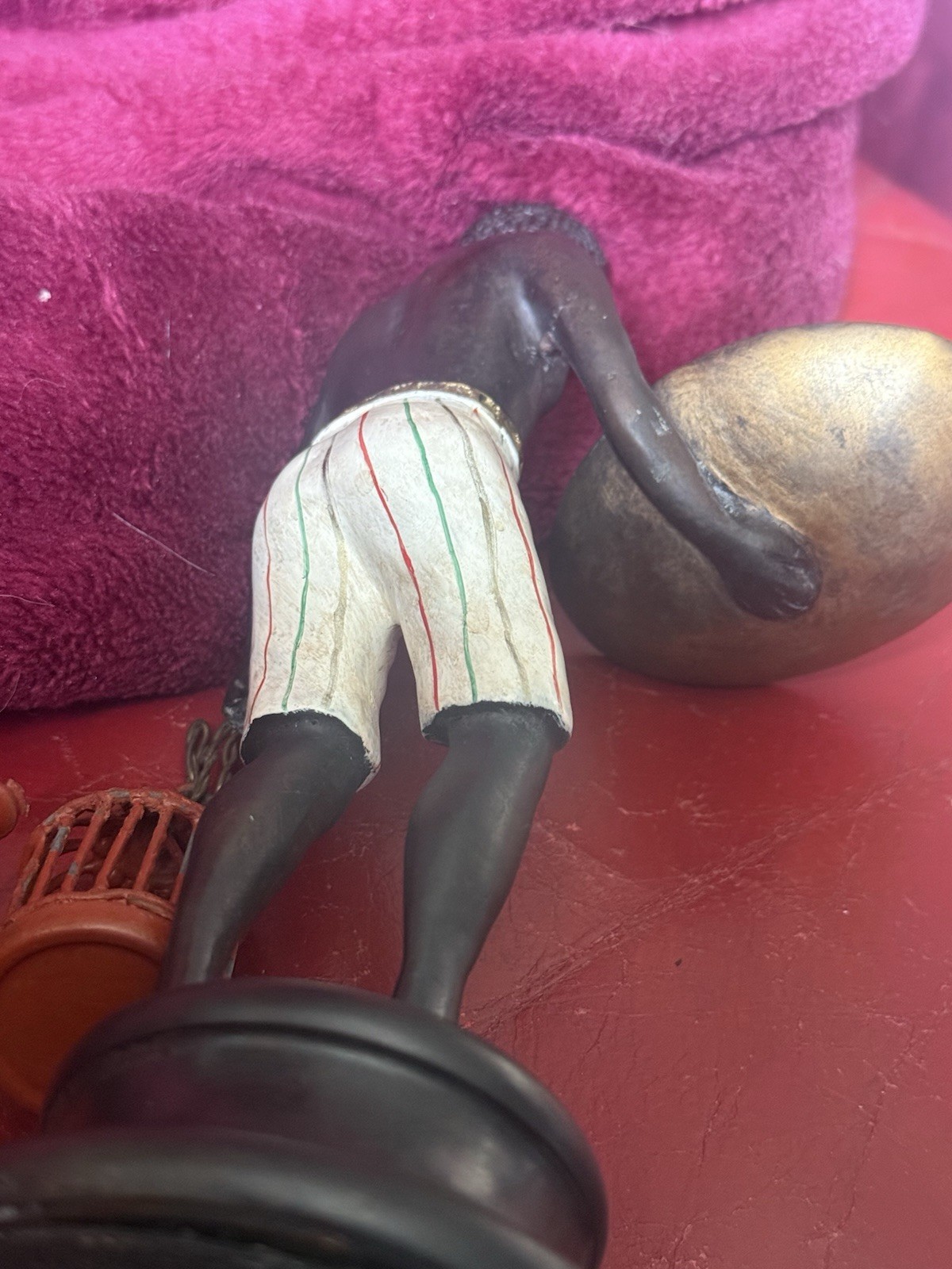 Antique Blackamoor Bronze Figurine, Incense Burner, Nubian Birdcage Seller