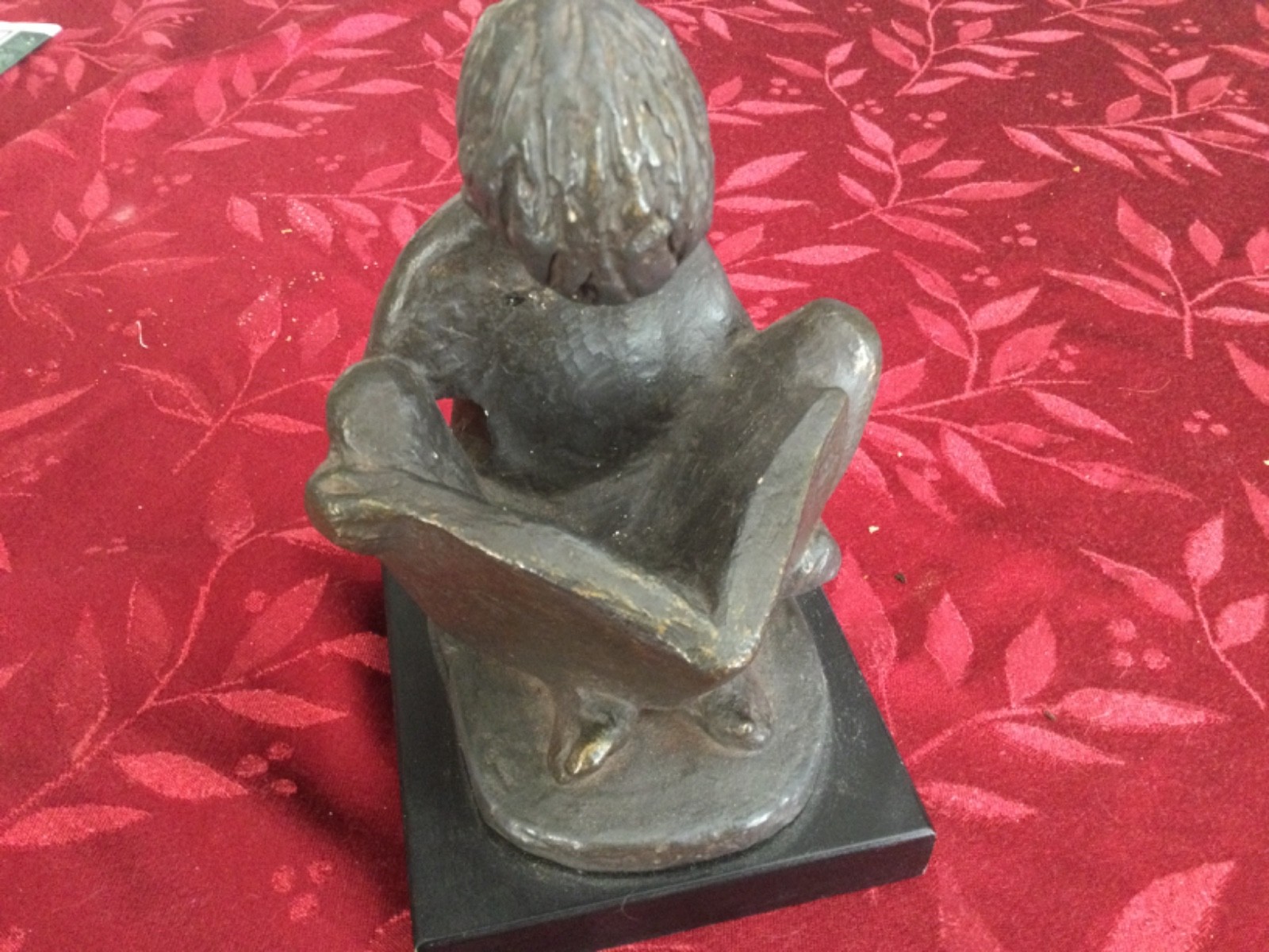 BOY READING A BOOK FIGURE