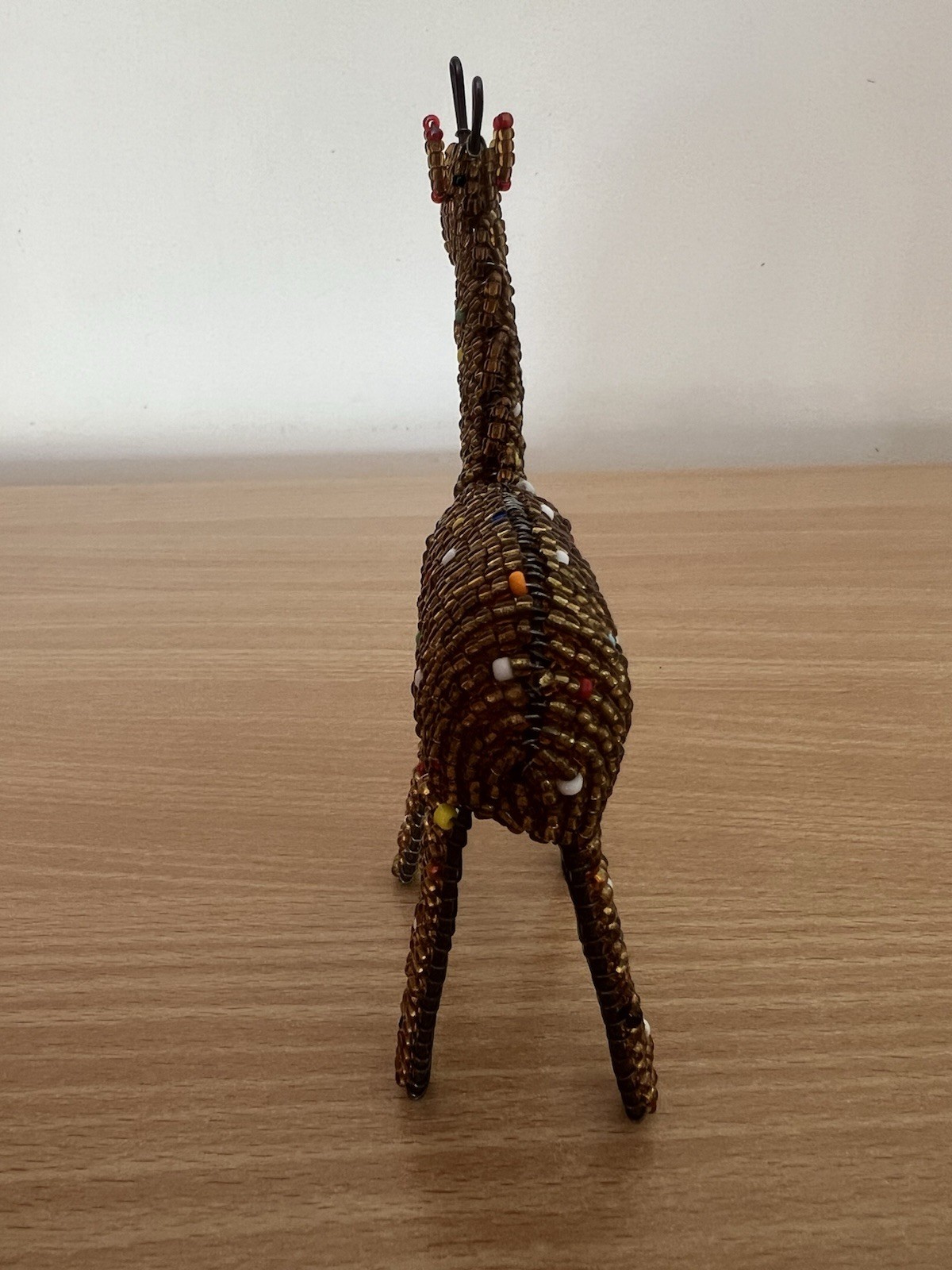 Handcrafted Beaded Giraffe made in South Africa 16cm