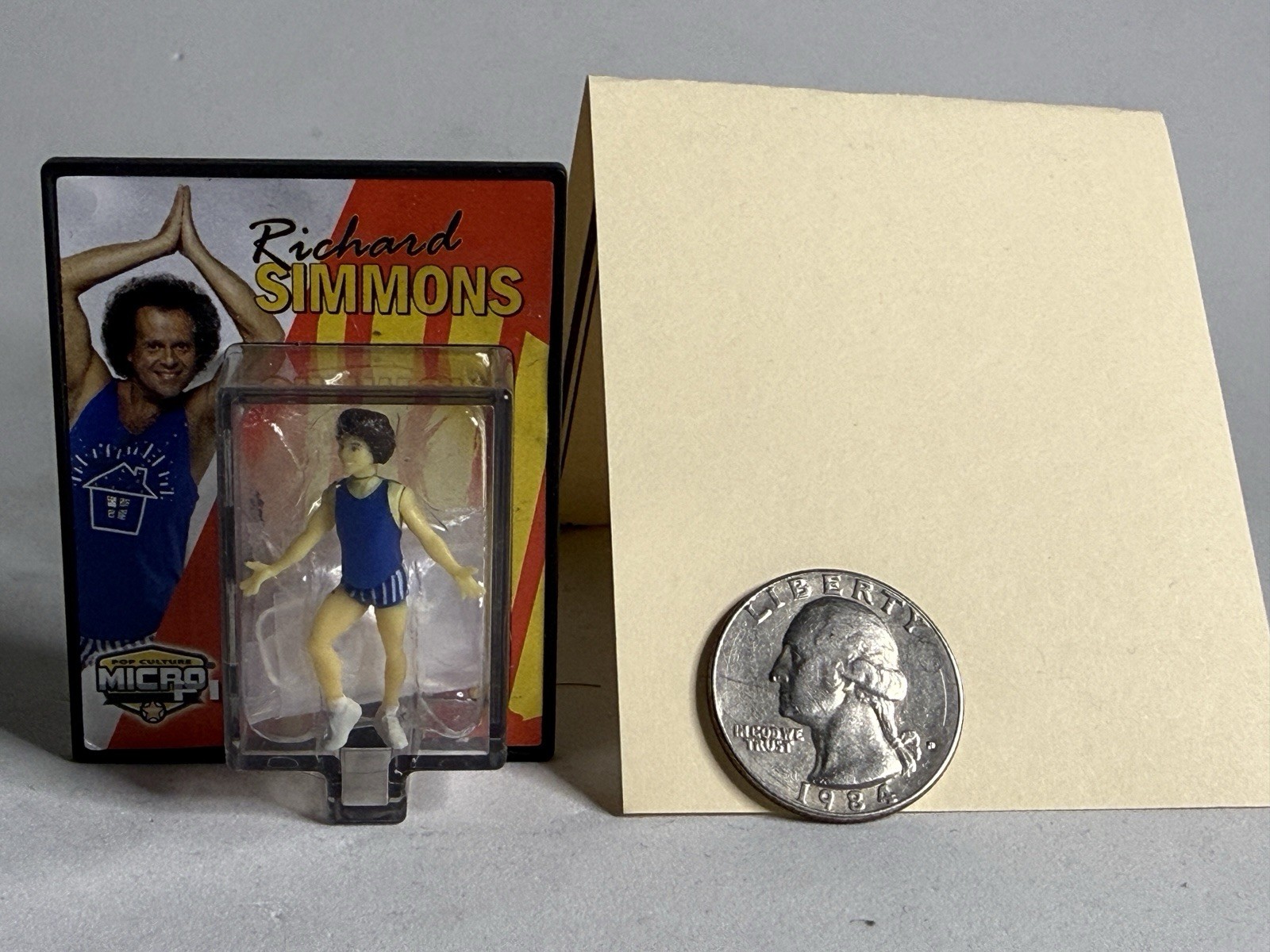 World’s Smallest Pop Culture – Richard Simmons • Micro Figures (In-Box)(NO card)