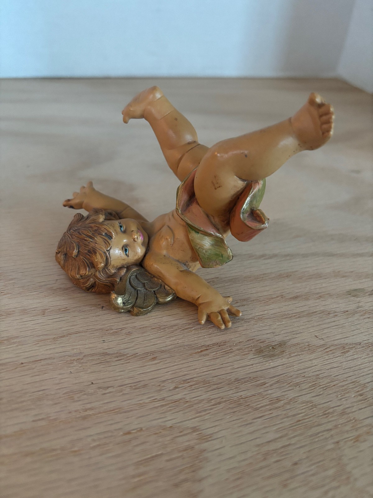 Vintage Fontanini 1988 Depose Italy Simonetti Tumbling Cherub Angel #577 Italian