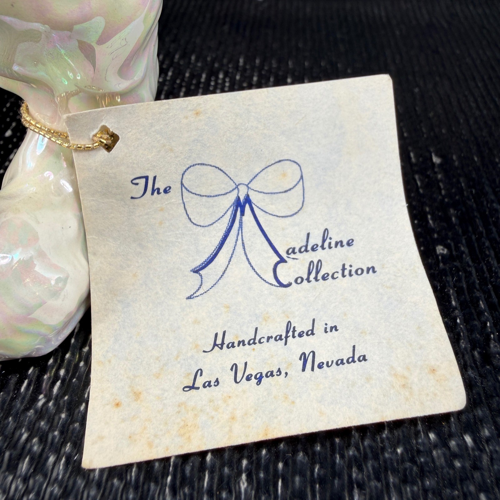 Madeline Collection Iridescent Ceramic Unicorn Figurine Gold Horn Las Vegas NV