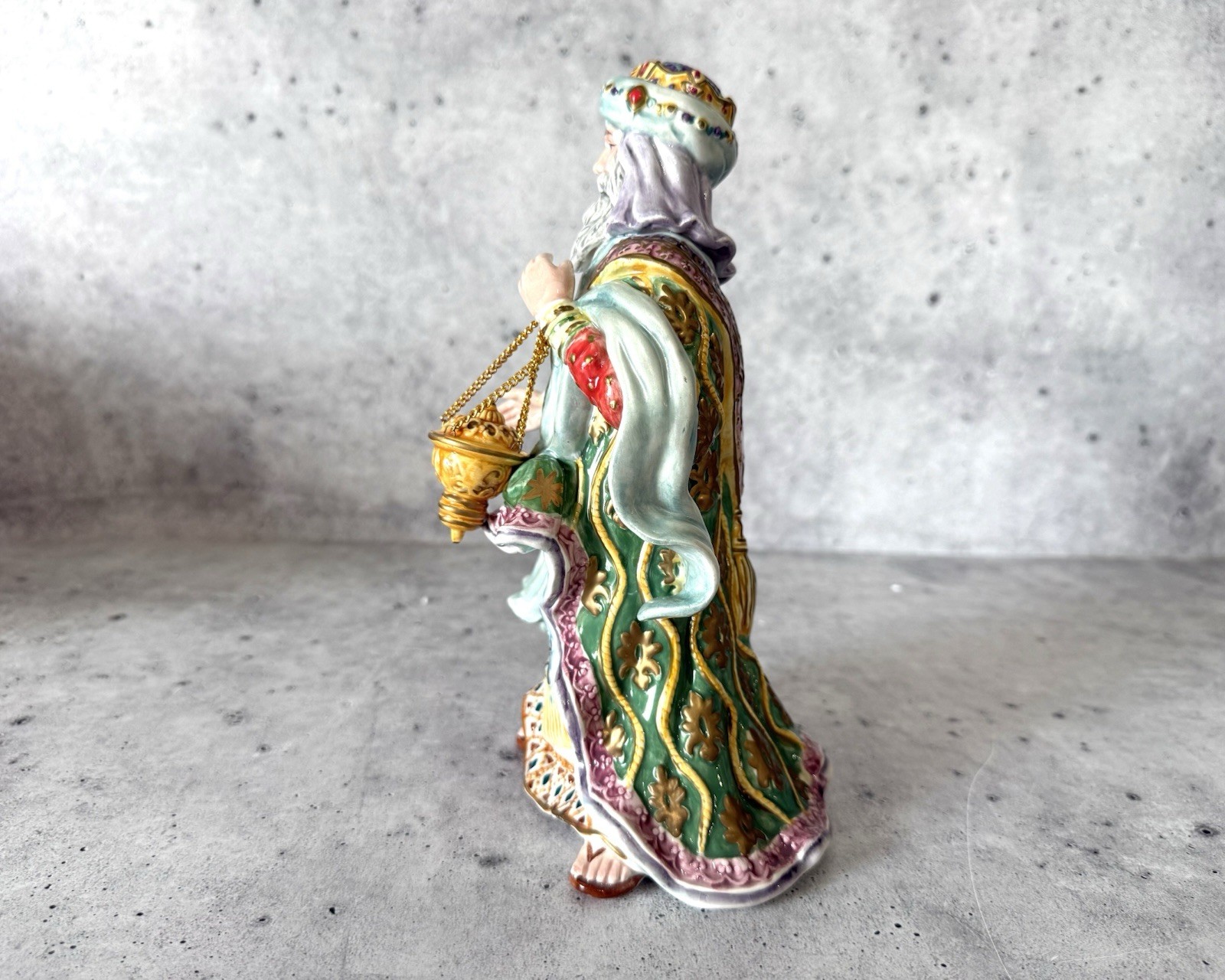 Fitz & Floyd Nativity Arabian Wise Man 9.2″ 19/204 In Box MINT COND