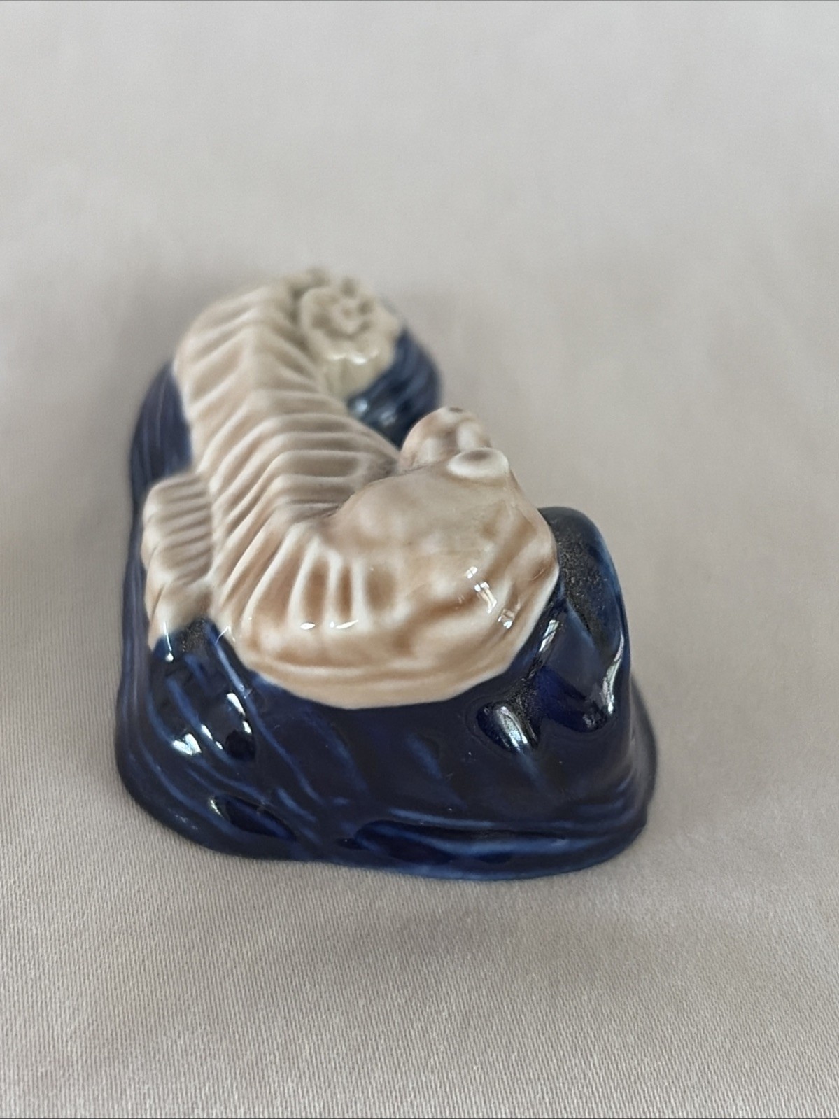 Vintage Wade Whimsies Lot Of Three Snowy Owl Octopus Sea Horse Mint Condition
