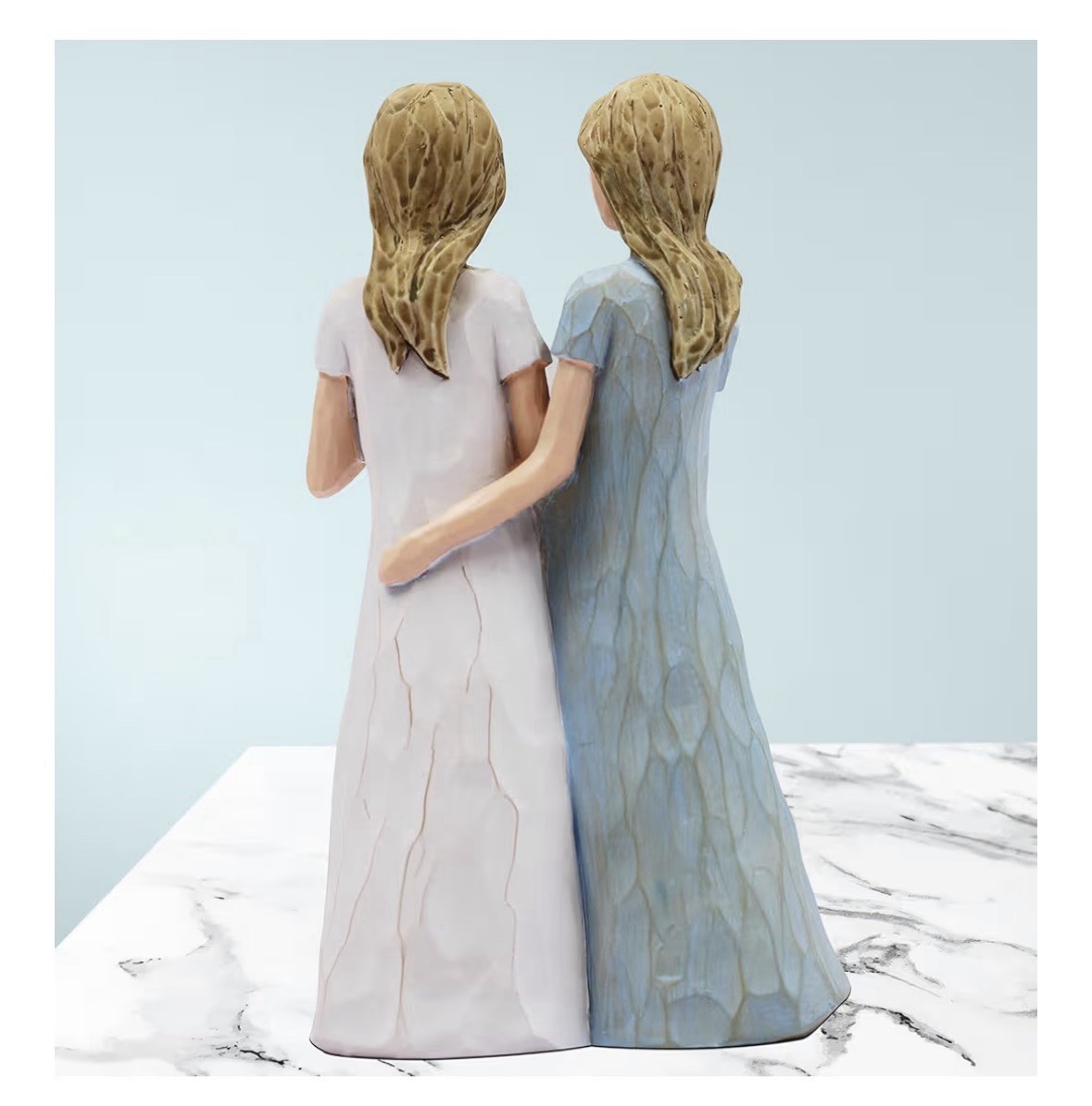 Borlesta Women & Friends Gift “You Are The Sister I Got To Choose” Blue & White