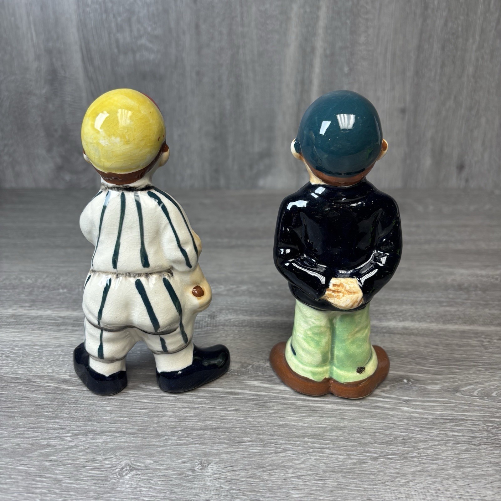 1950s Napco Baseball Player Umpire Figures Figurine Ceramic Hand Painted 6”