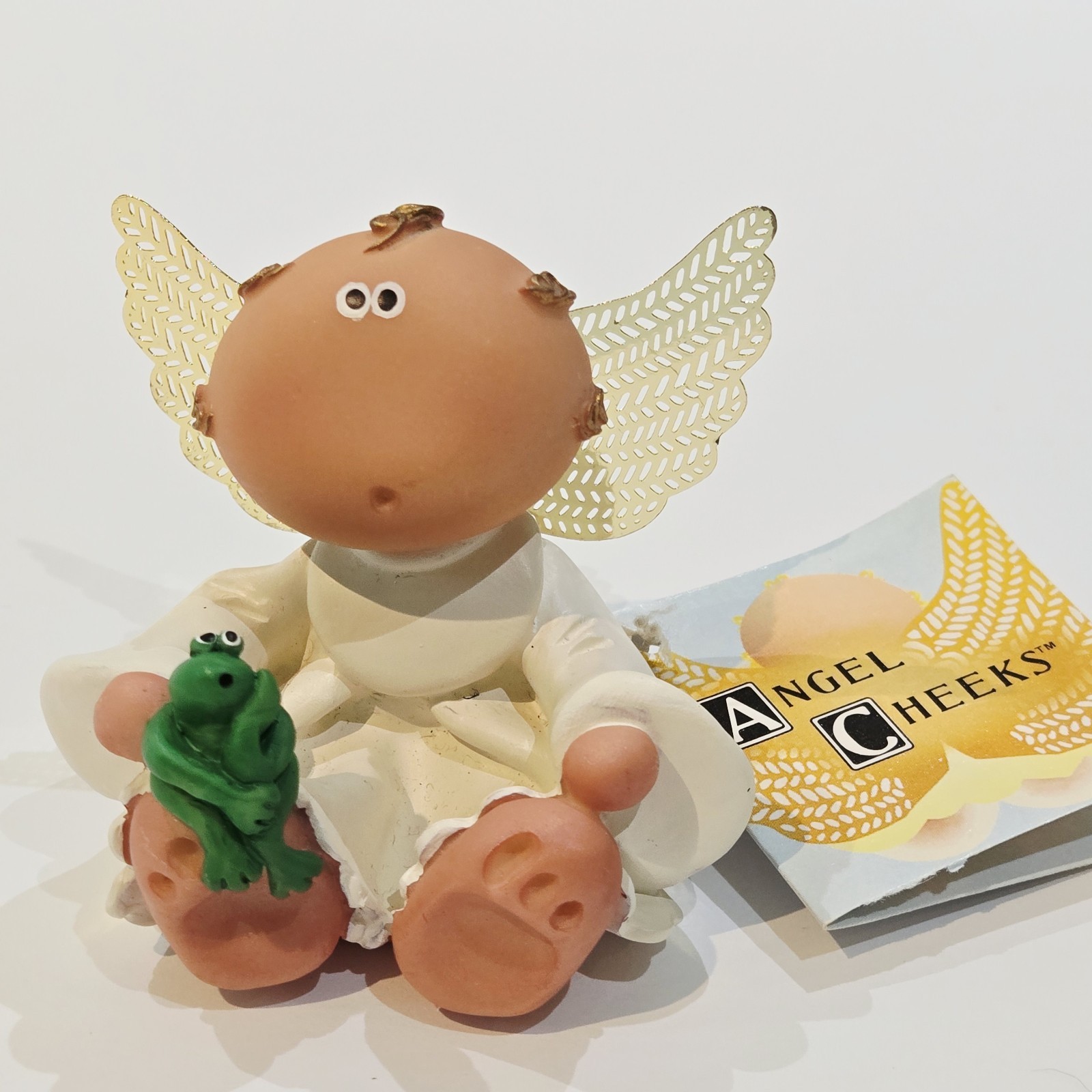 Kirk’s Kritters Angel Cheeks Angel With Frog 21805 New 2001!