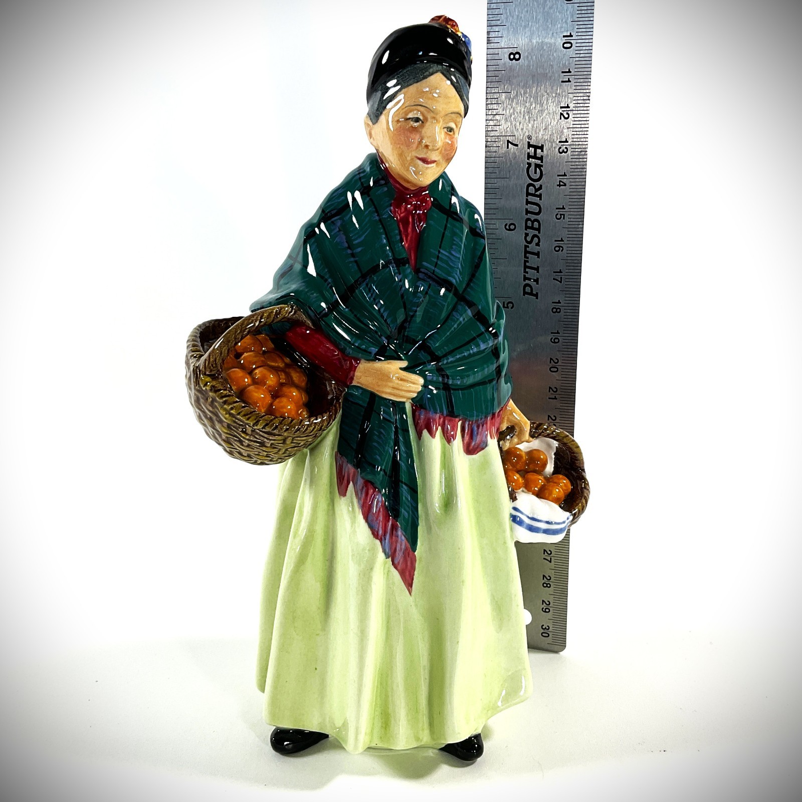 VTG Royal Doulton “The Orange Lady” Figurine HN1953 Leslie Harradine 8.25″ Early