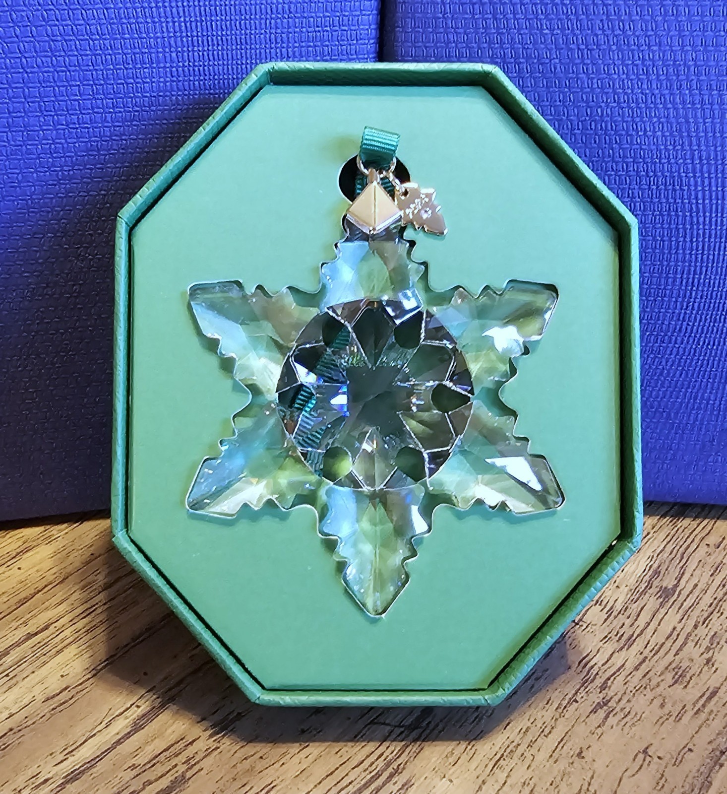 ❄️ Swarovski Crystal 2024 A.E., Large, Winter Snowflake Ornament, w/ Ribbon, NIB