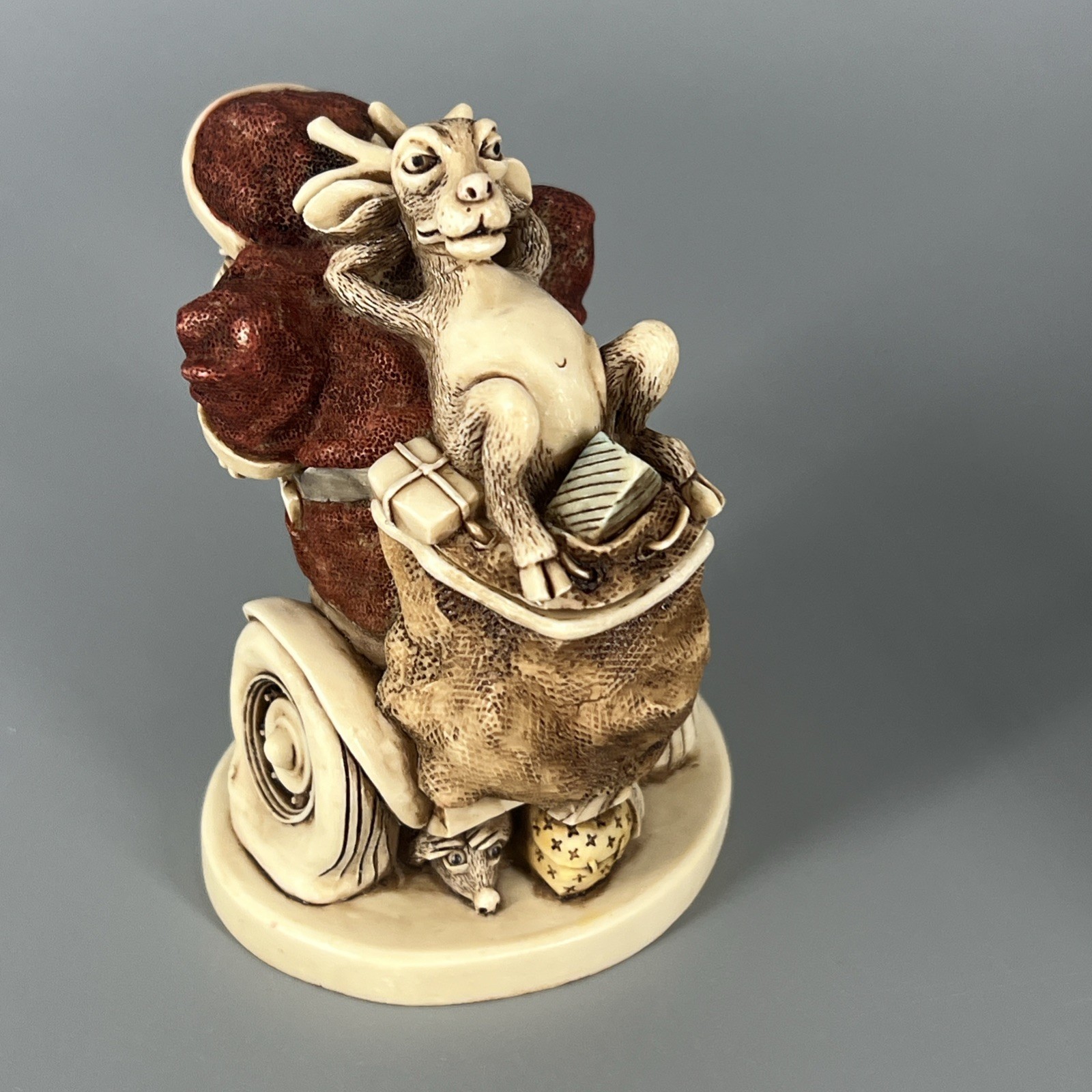 Harmony Kingdom Smooth Operator Santa on Segway UK Made Figure SIGNED 0705