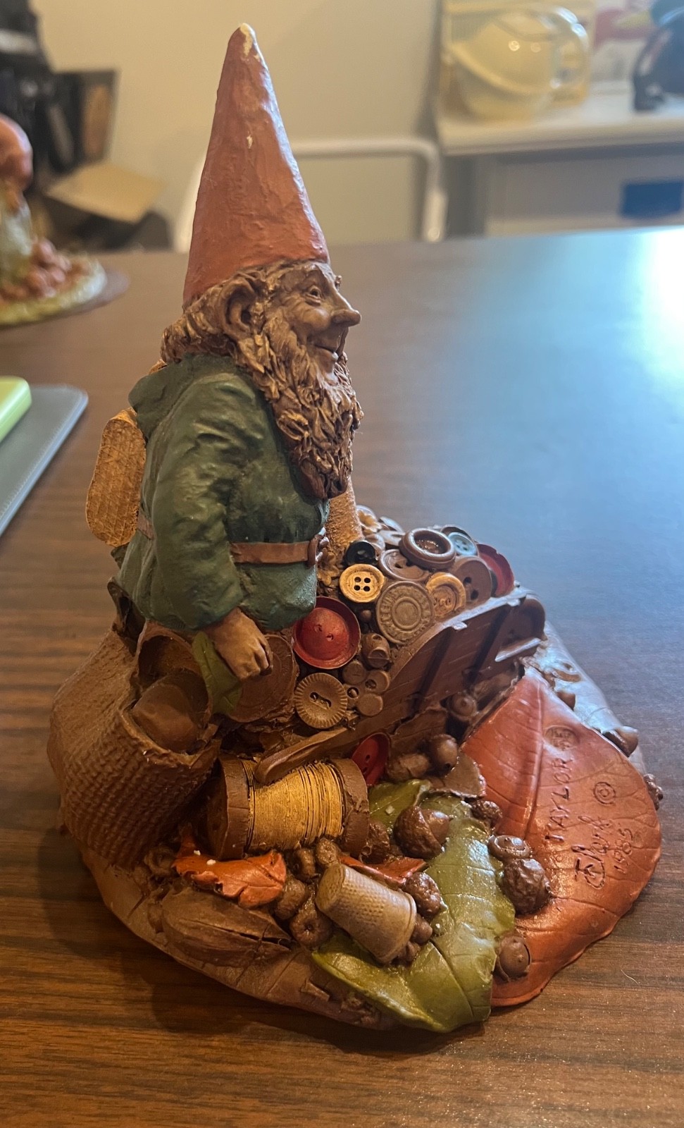 Vtg Tom Clark Cairn Studio & Mann Gnome Lot of 4 Fig Signed Mom Bonnie Taylor