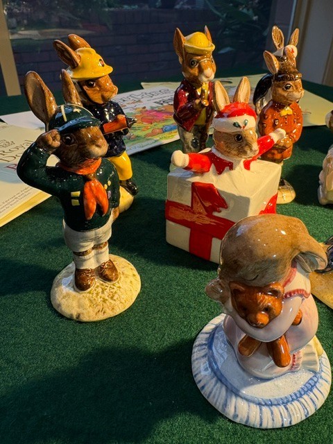 A lovely classic Bunnykins Figurines Collection