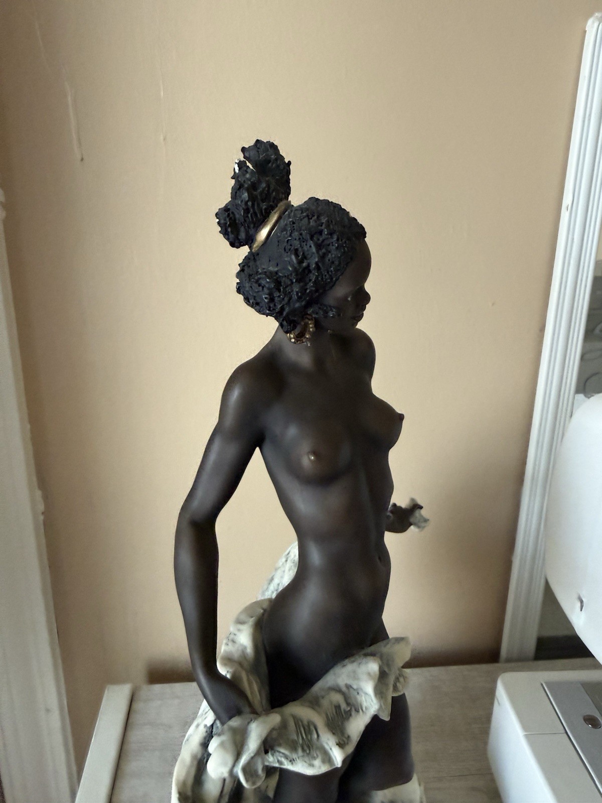 Giuseppe Armani Ebony Venere Nera Black Venus 16” Statue Figure Made Italy 1995