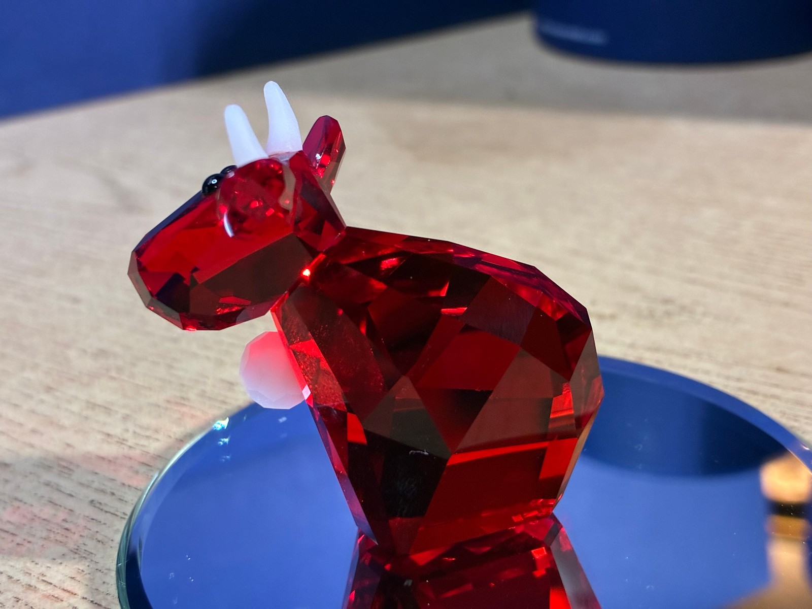 Swarovski LovLots Soccer Mo Red Cow 968798 Limited Edition 2008 MIB+Certificate