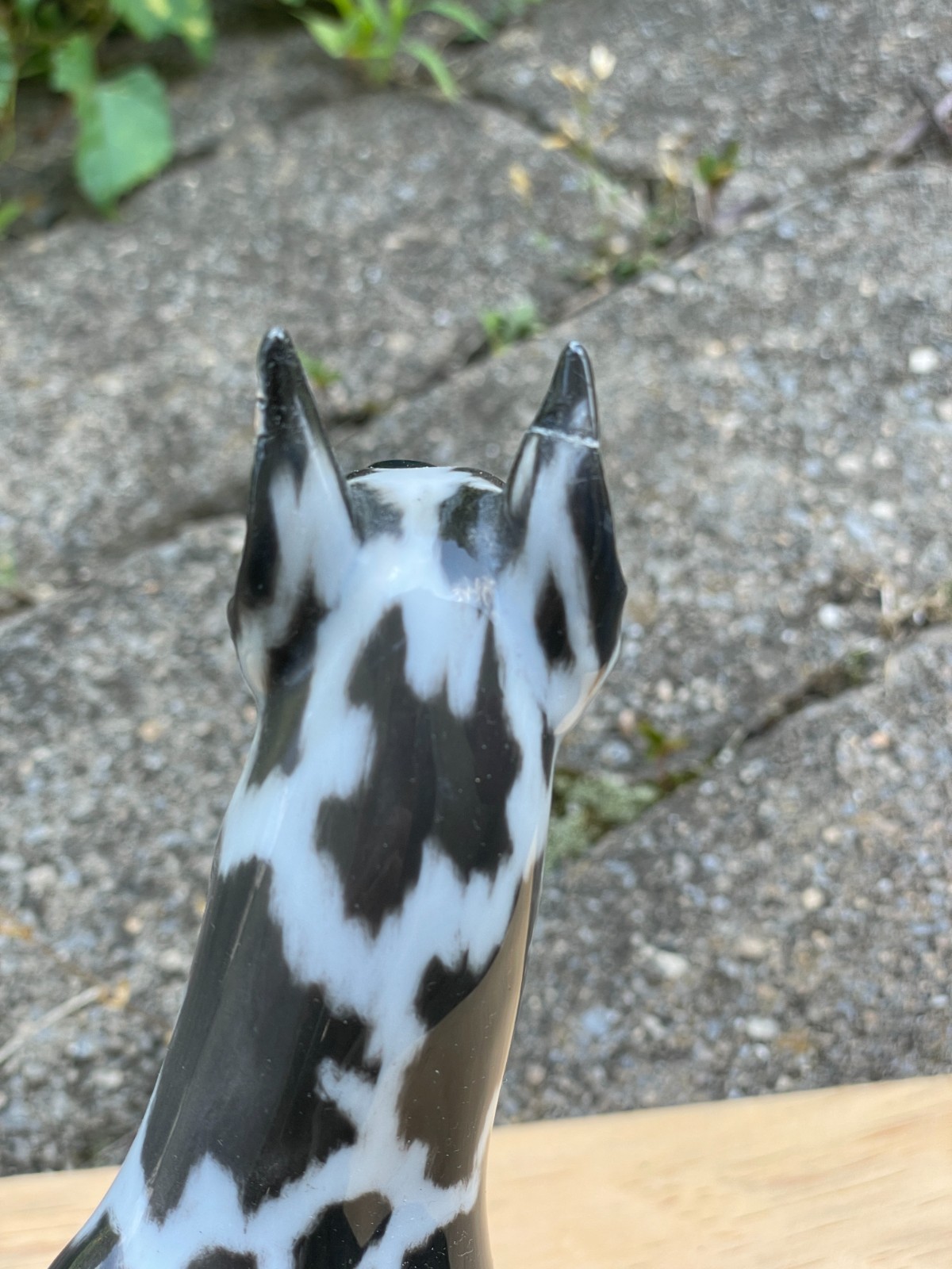 ROSENTHAL GERMANY – Harlequin Spotted Great Dane – 1960’s Hand Painted Porcelain