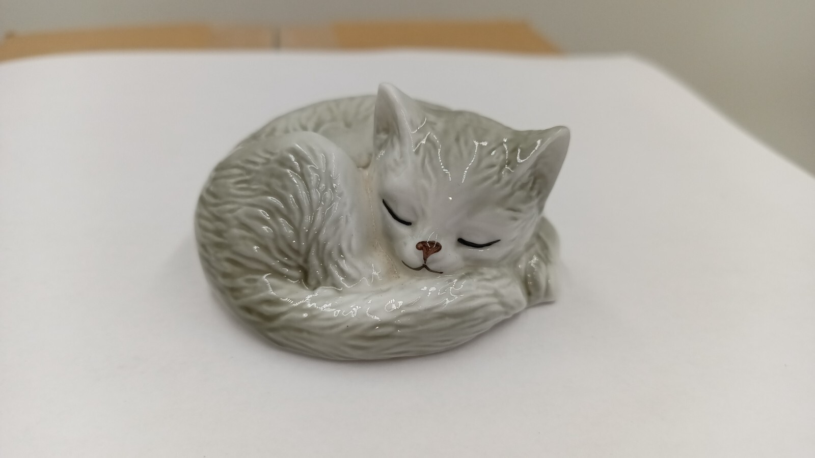 Danbury Mint Cats of Character “GOOD NIGHT ” Porcelain Cat Figurine