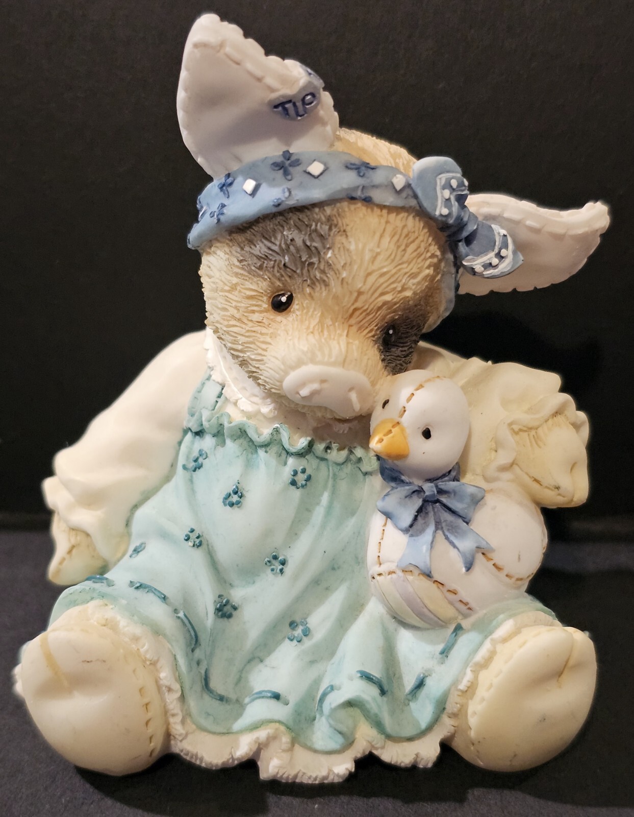 This Little Piggy Figurine DUCKY TO HAVE YOU AS A FRIEND Pig Enesco Mary Rhyner
