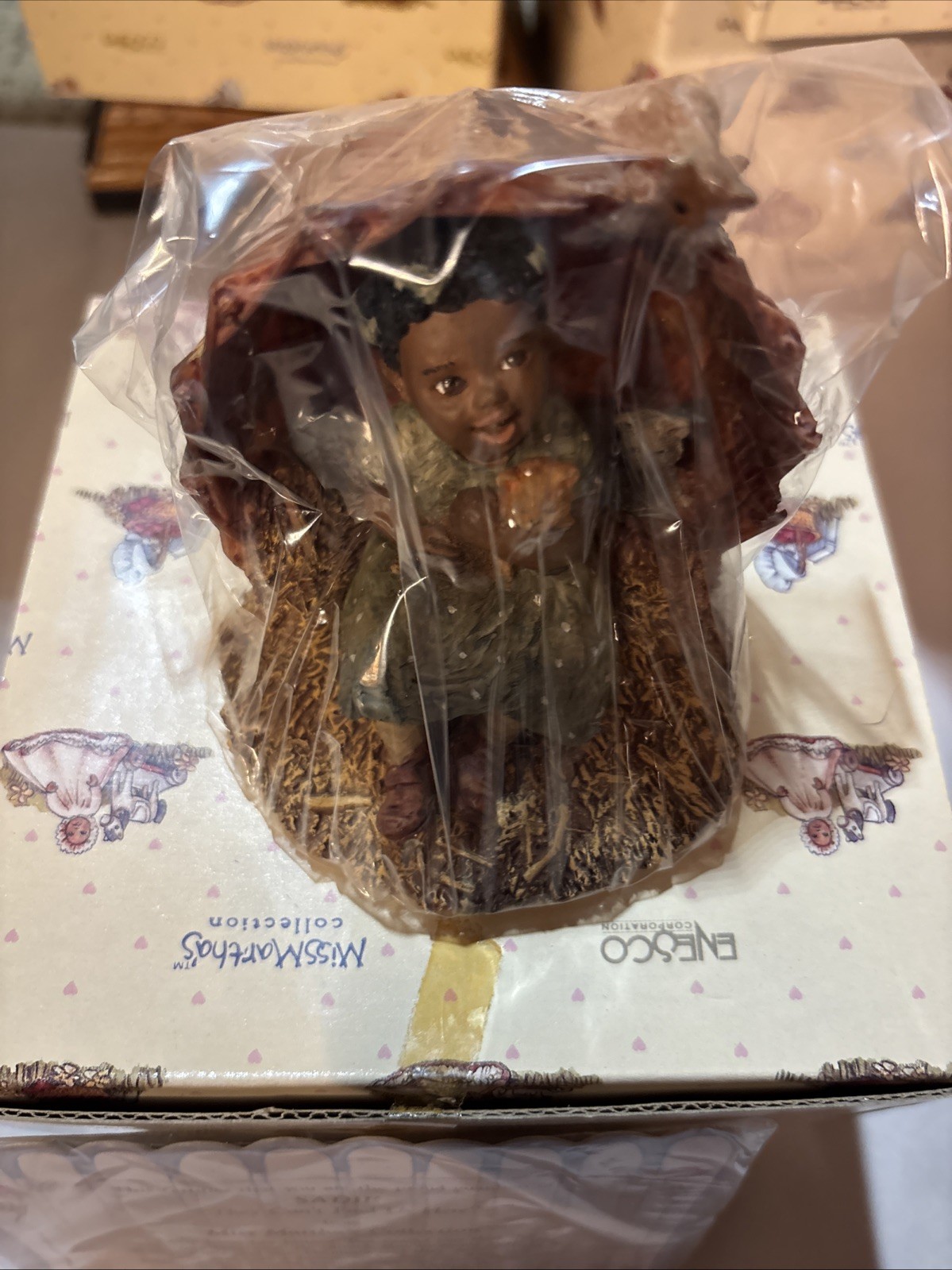 1991 Enesco Miss Martha’s Collection Sadie “They Can’t Find Us Here” Figurine