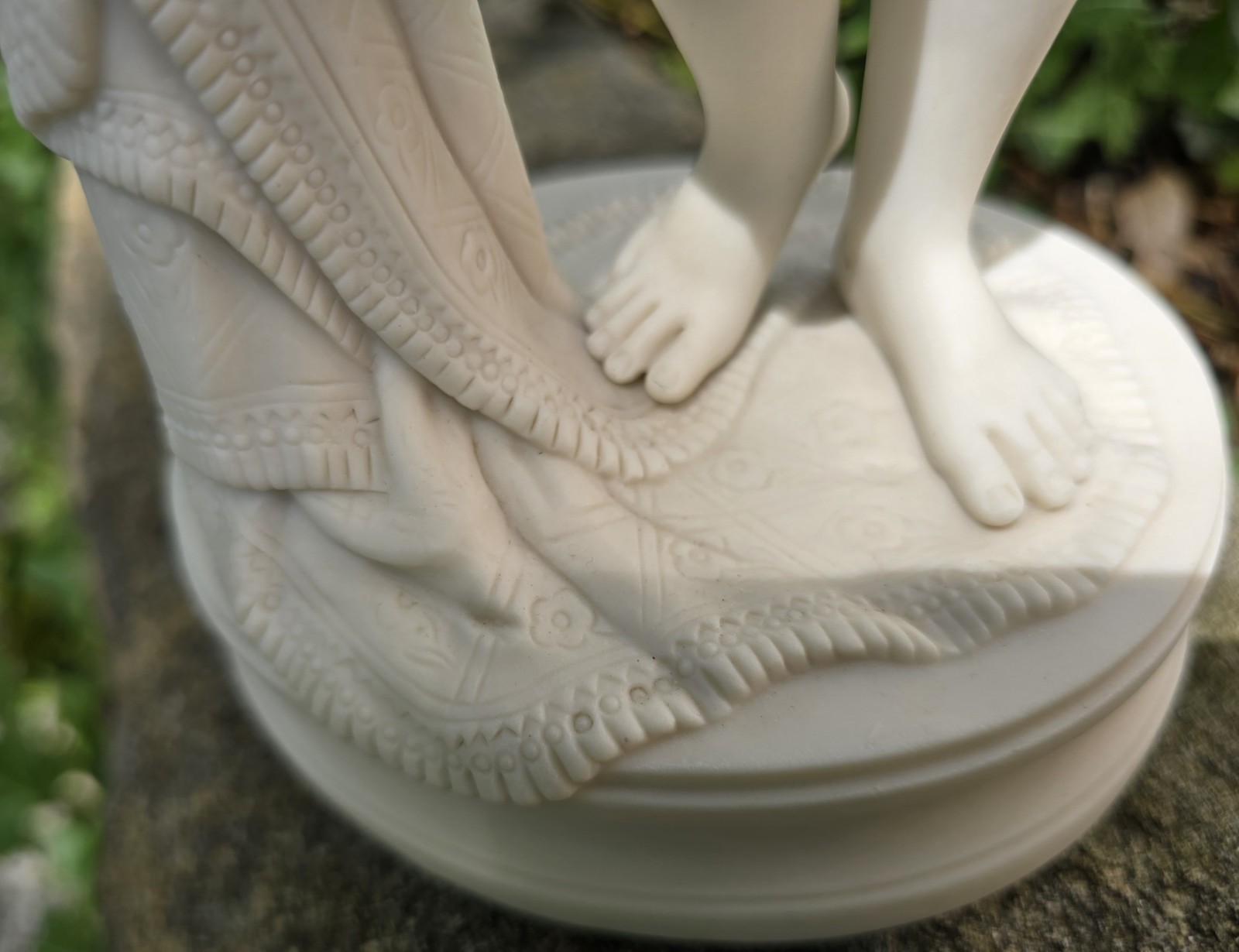 NR ANTIQUE PARIAN “THE GREEK SLAVE” HIRAM POWERS 1850s COPELAND ENGLAND