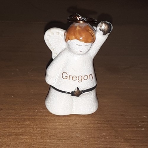 Mini Ceramic Porcelain Angel “Gregory”